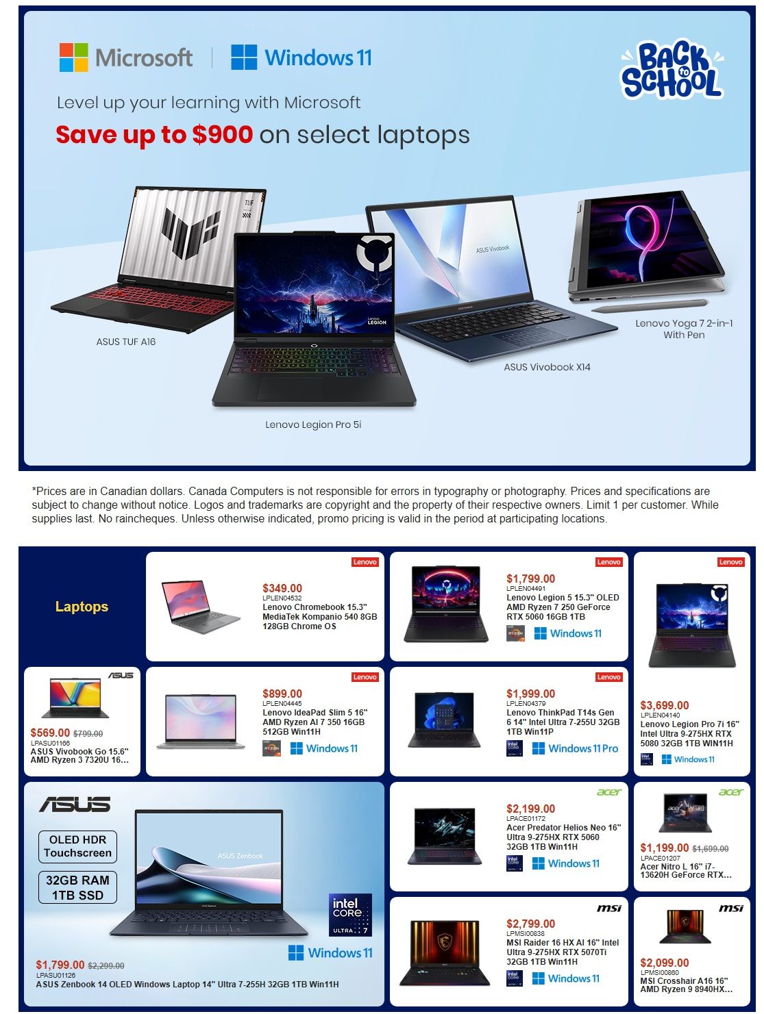 Canada Computers Flyer August 21 to 27