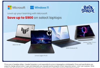 Canada Computers Flyer August 21 to 27