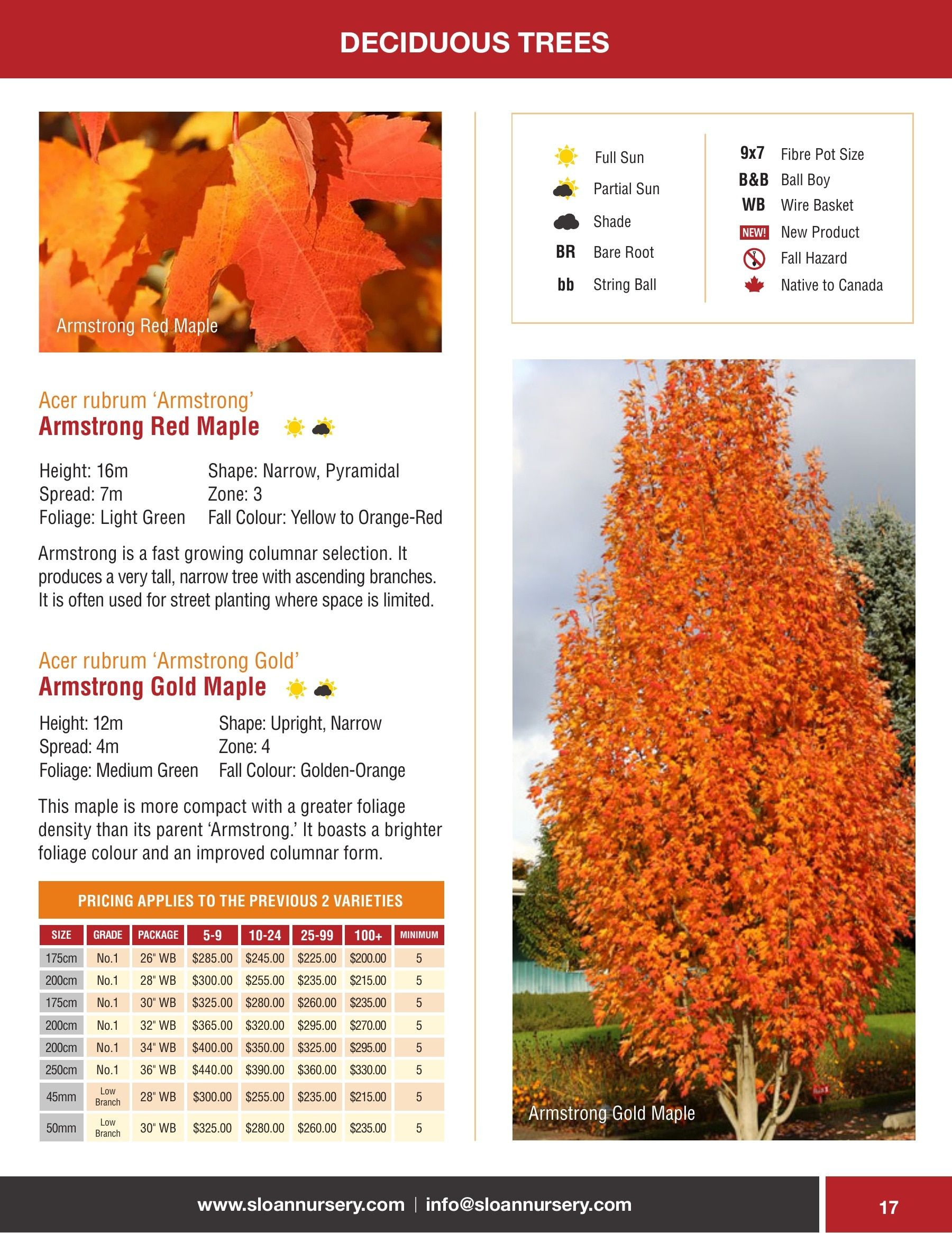 Sloan Nursery & Christmas Trees Annual Retail Catalog Flyer January 1 - December 31, 2026