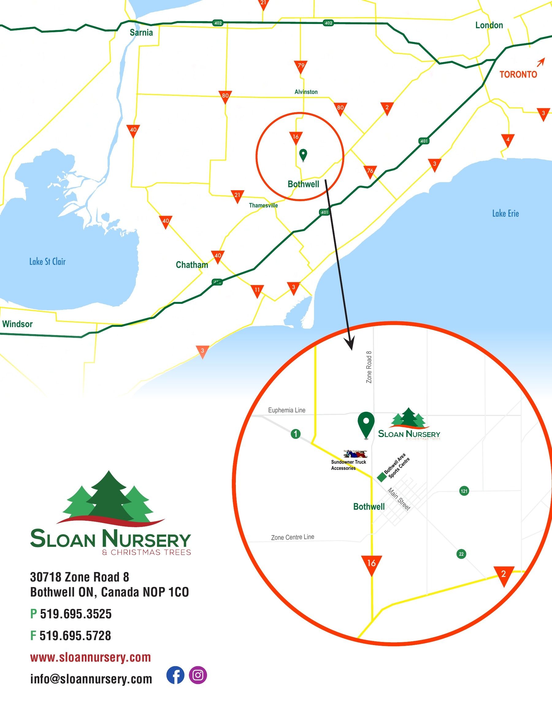 Sloan Nursery & Christmas Trees Annual Retail Catalog Flyer January 1 - December 31, 2026