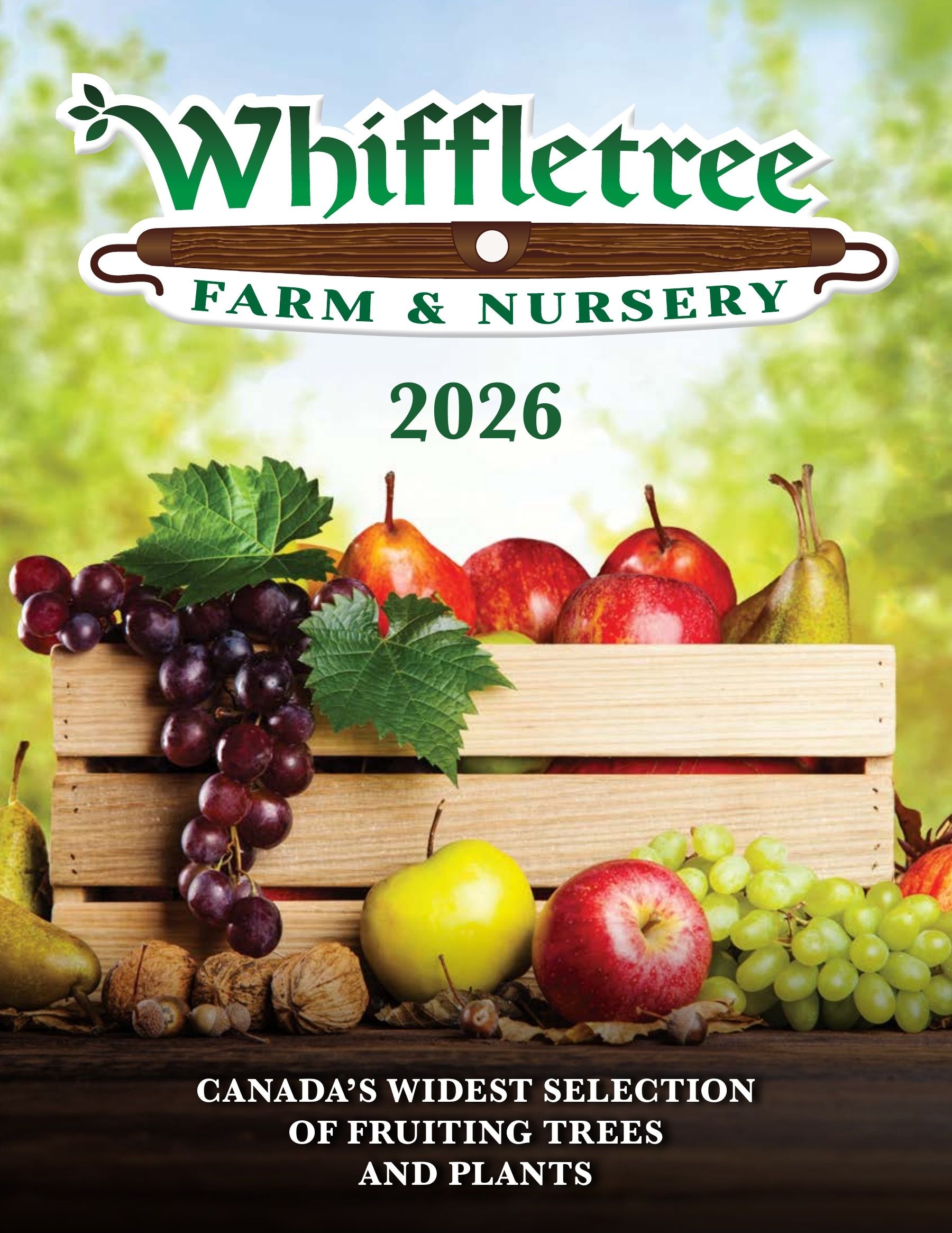 Whiffletree Farm & Nursery Annual Catalog Flyer January 1 - December 31, 2026