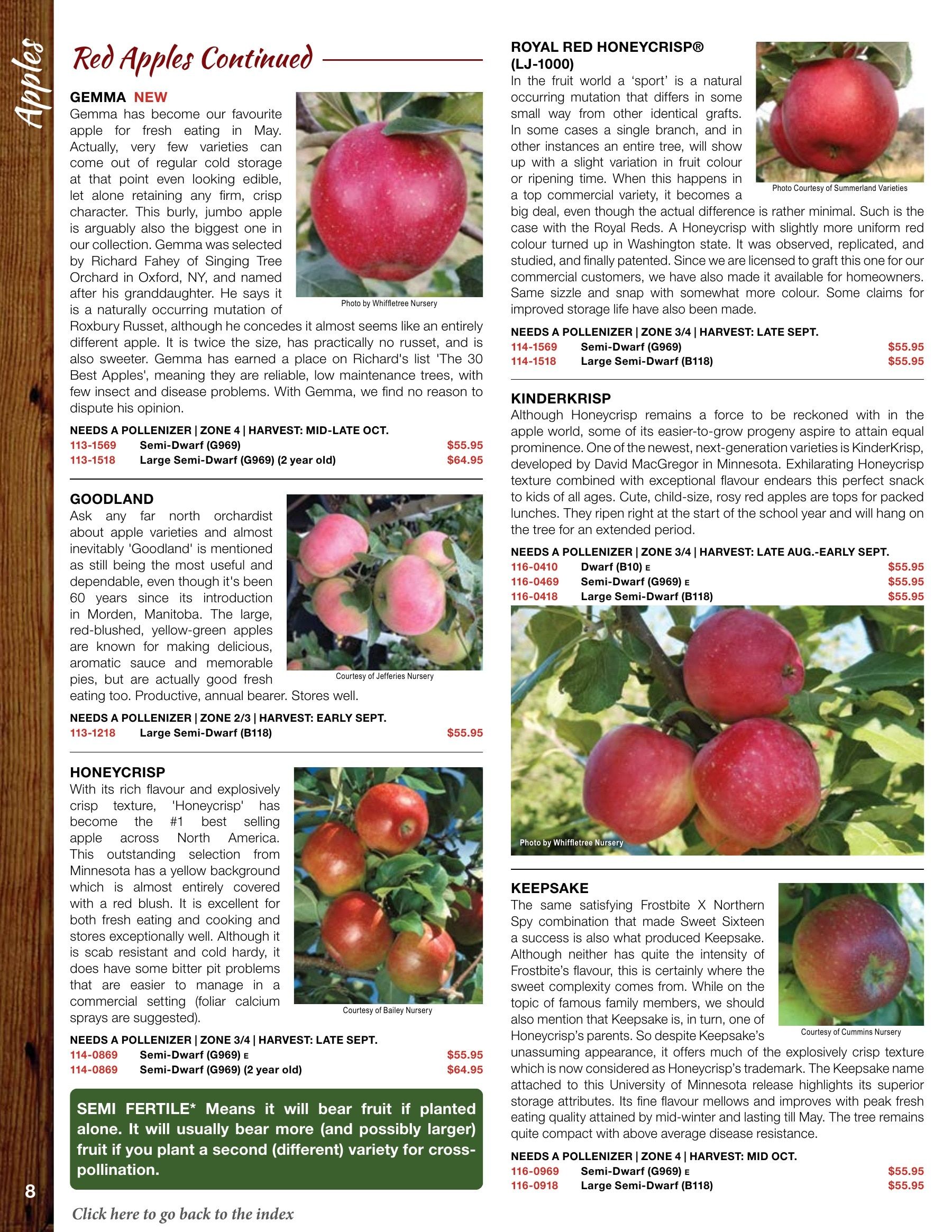 Whiffletree Farm & Nursery Annual Catalog Flyer January 1 - December 31, 2026