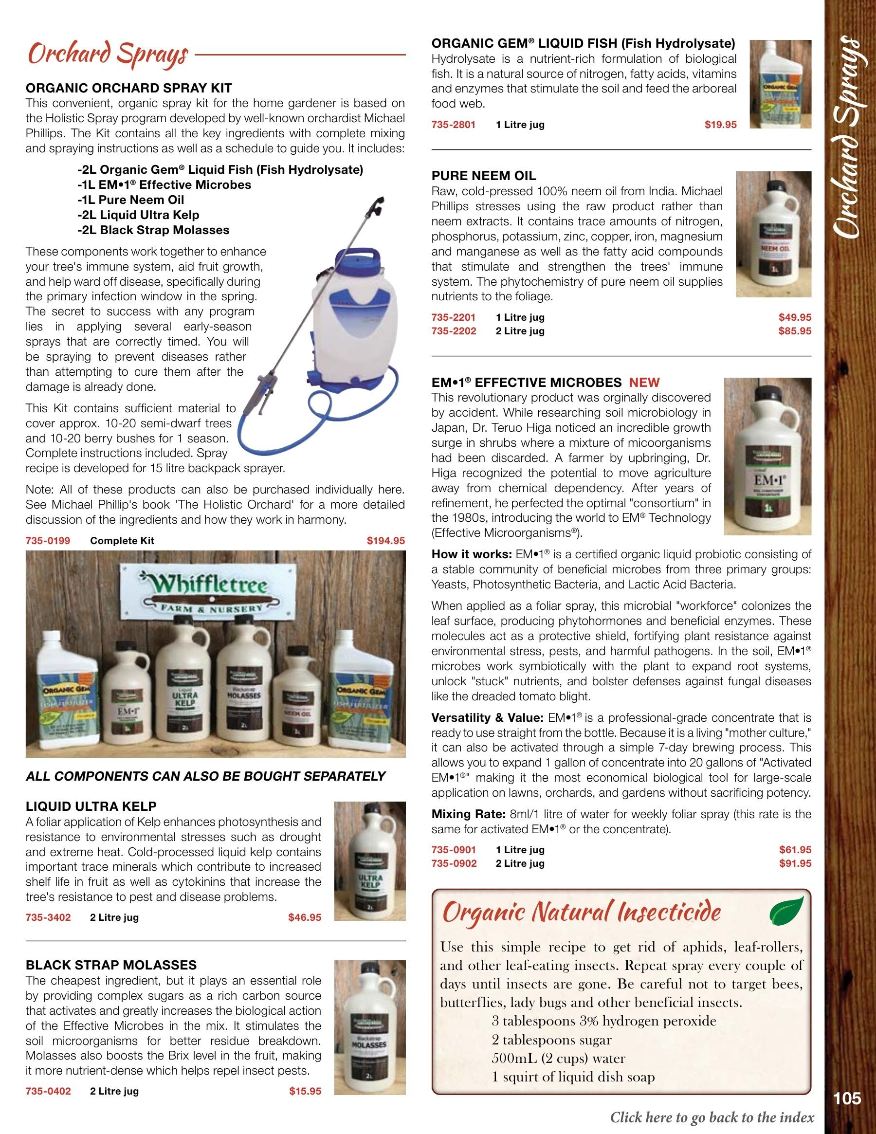 Whiffletree Farm & Nursery Annual Catalog Flyer January 1 - December 31, 2026