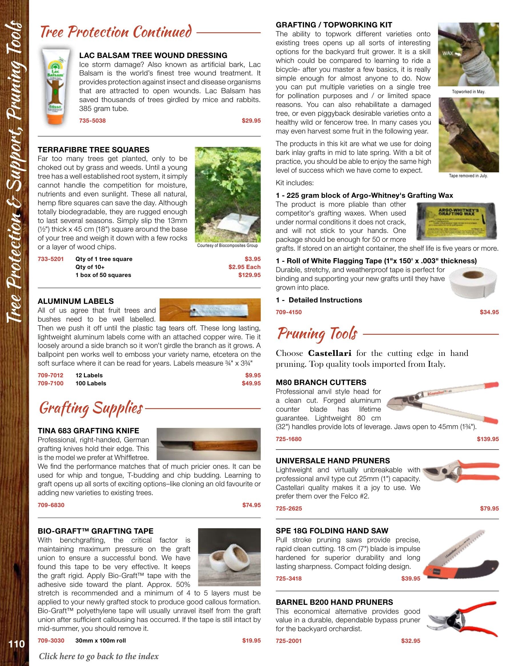 Whiffletree Farm & Nursery Annual Catalog Flyer January 1 - December 31, 2026
