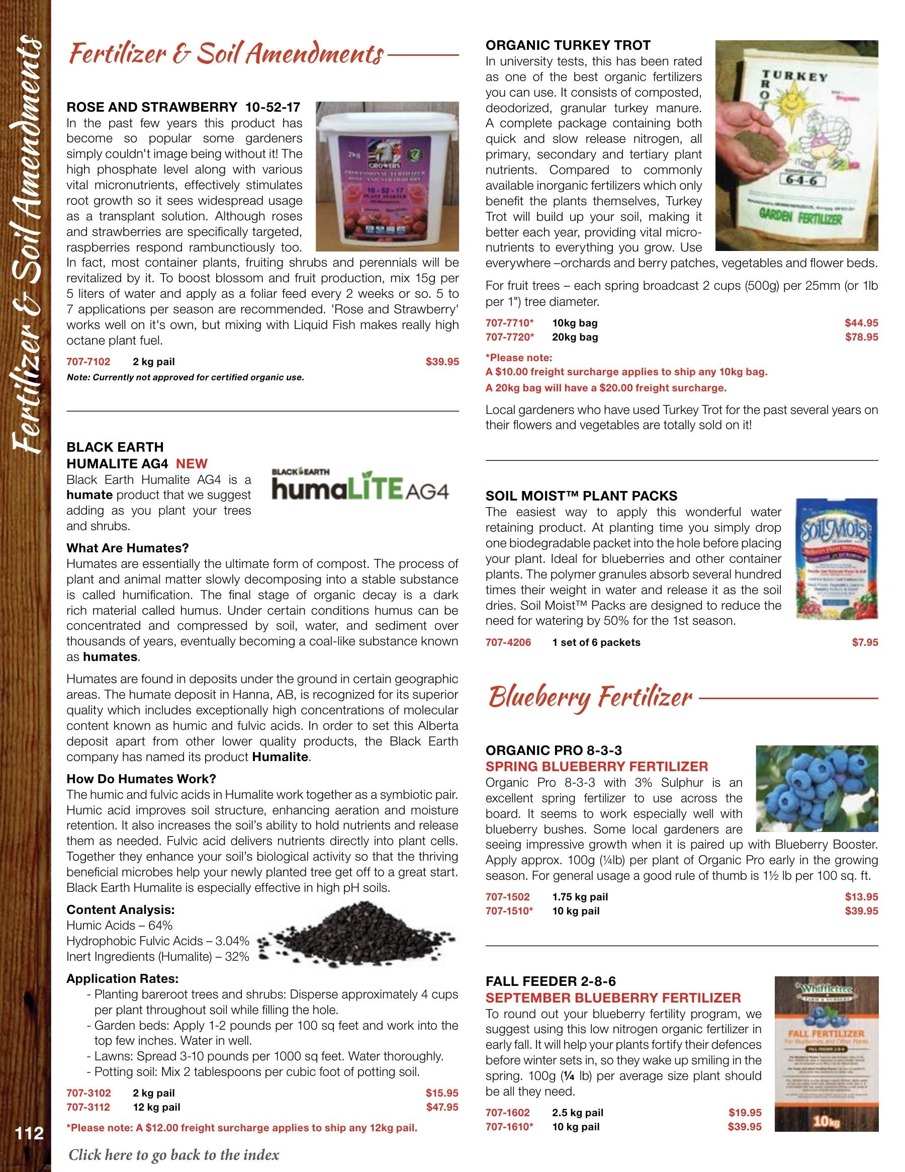 Whiffletree Farm & Nursery Annual Catalog Flyer January 1 - December 31, 2026