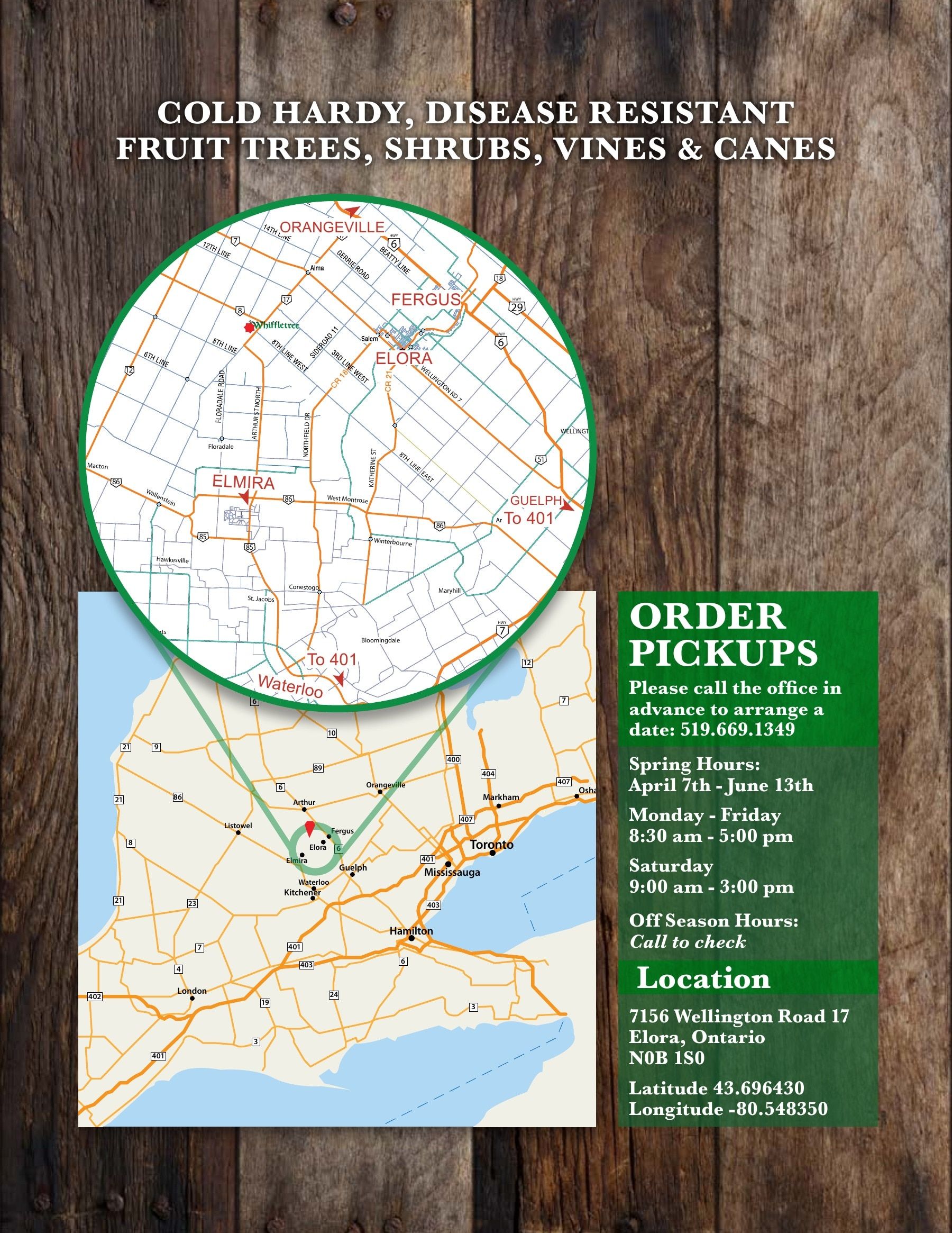 Whiffletree Farm & Nursery Annual Catalog Flyer January 1 - December 31, 2026