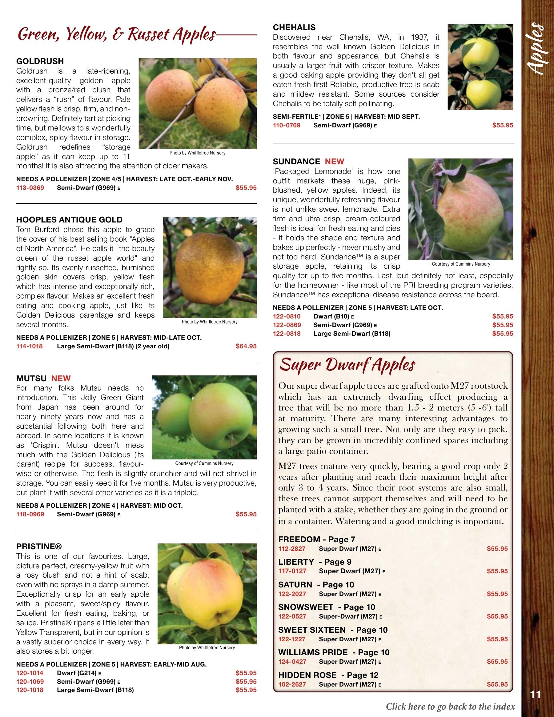 Whiffletree Farm & Nursery Annual Catalog Flyer January 1 - December 31, 2026