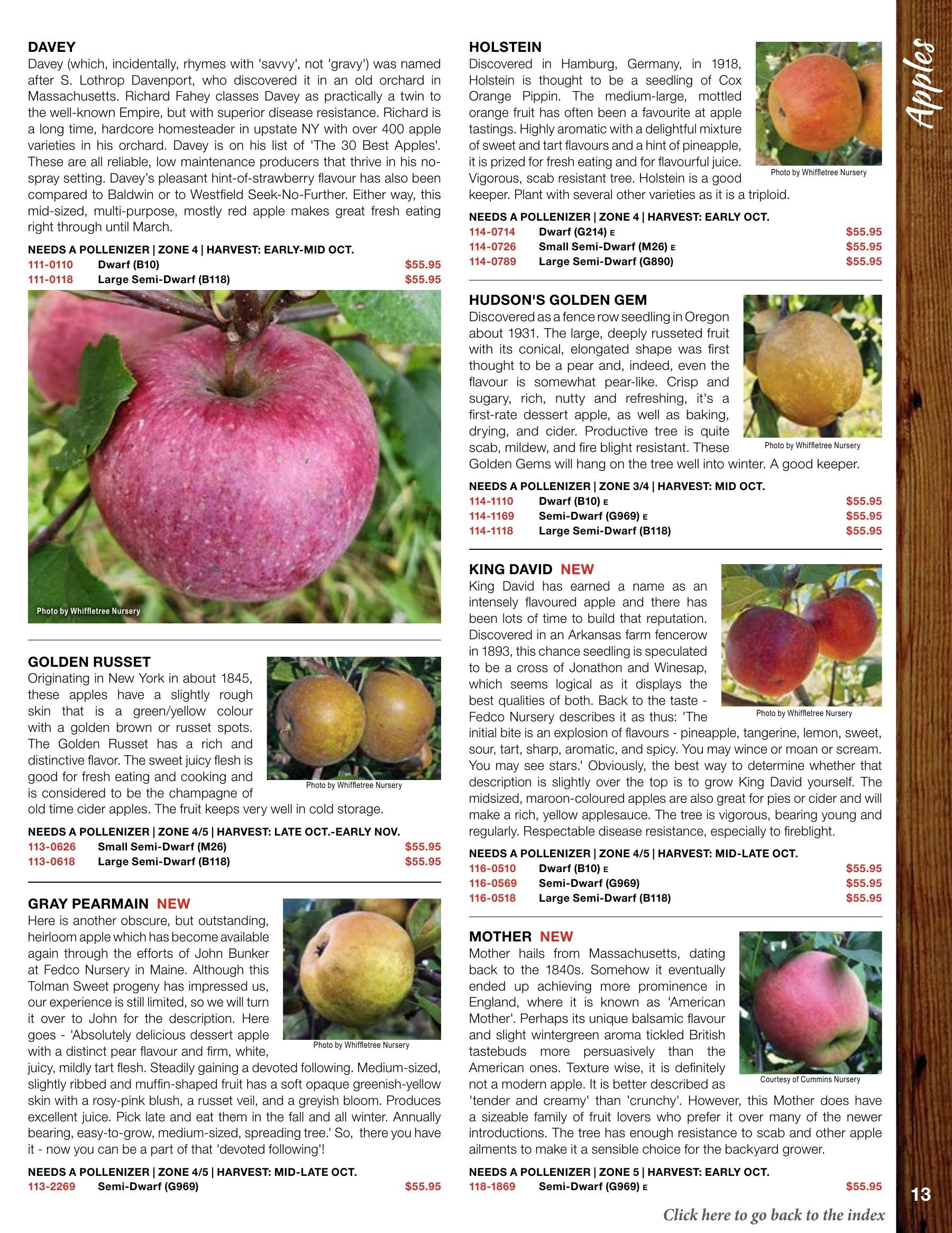 Whiffletree Farm & Nursery Annual Catalog Flyer January 1 - December 31, 2026