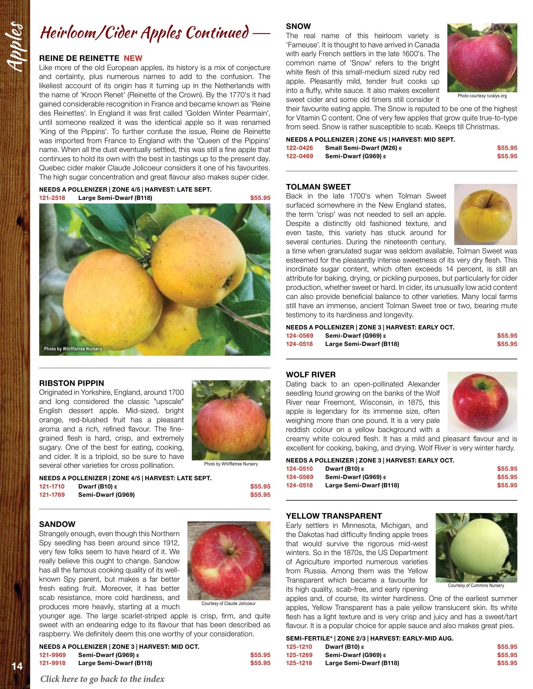 Whiffletree Farm & Nursery Annual Catalog Flyer January 1 - December 31, 2026