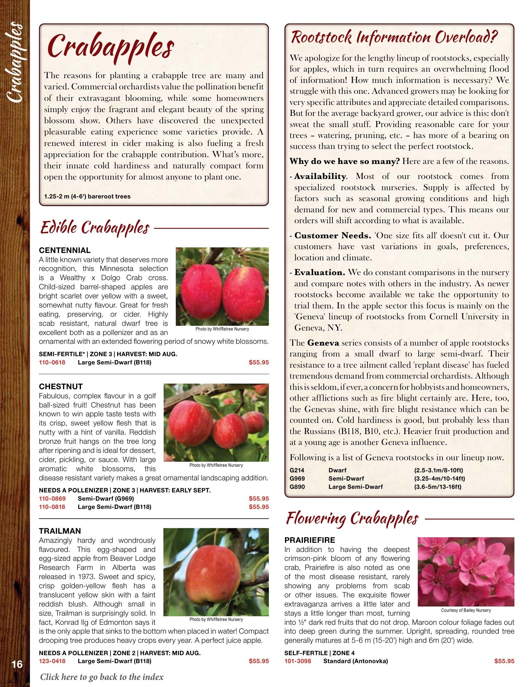 Whiffletree Farm & Nursery Annual Catalog Flyer January 1 - December 31, 2026