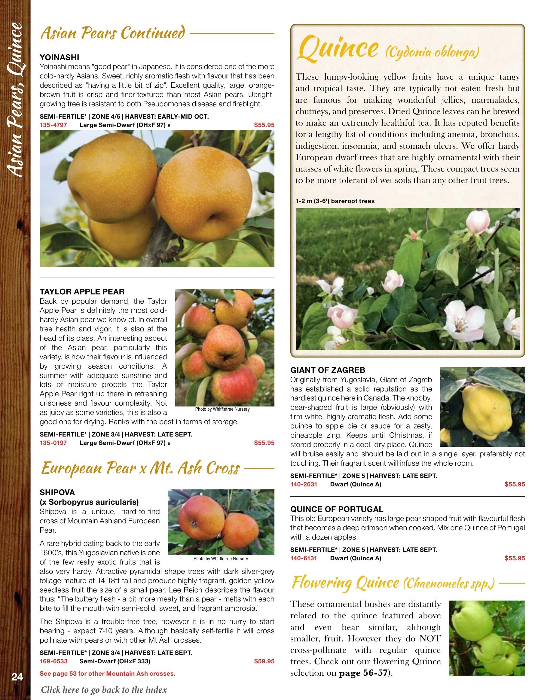 Whiffletree Farm & Nursery Annual Catalog Flyer January 1 - December 31, 2026