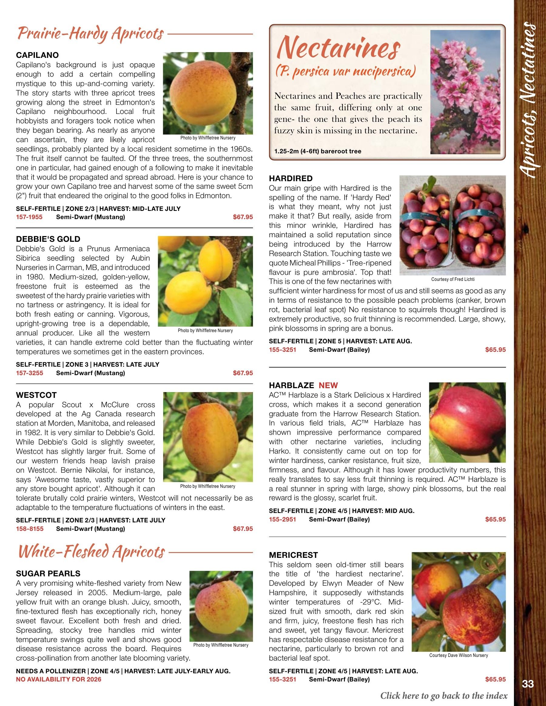 Whiffletree Farm & Nursery Annual Catalog Flyer January 1 - December 31, 2026