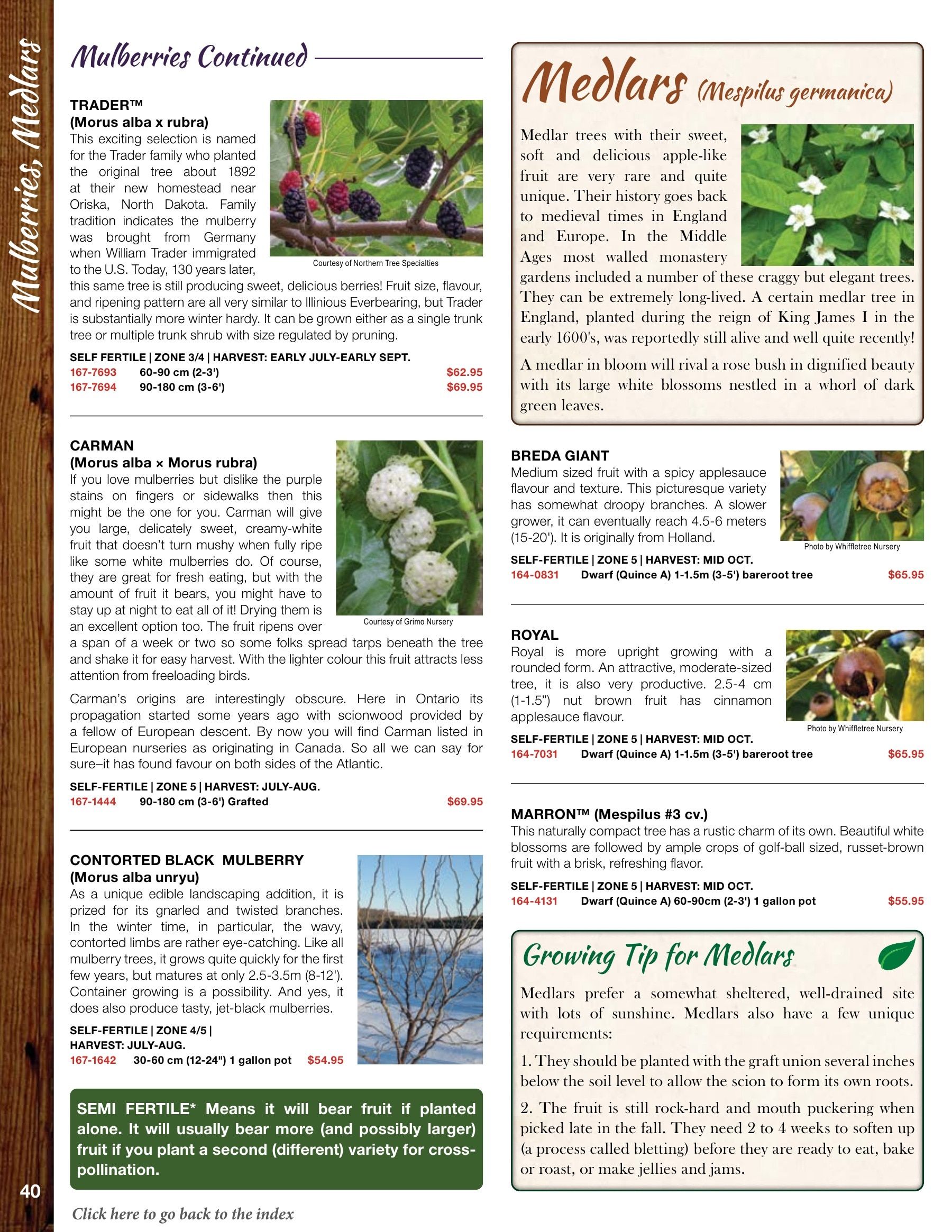 Whiffletree Farm & Nursery Annual Catalog Flyer January 1 - December 31, 2026