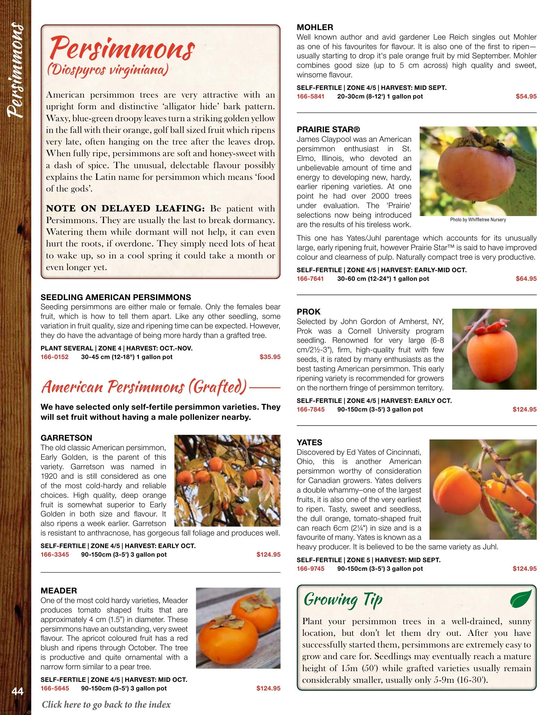 Whiffletree Farm & Nursery Annual Catalog Flyer January 1 - December 31, 2026