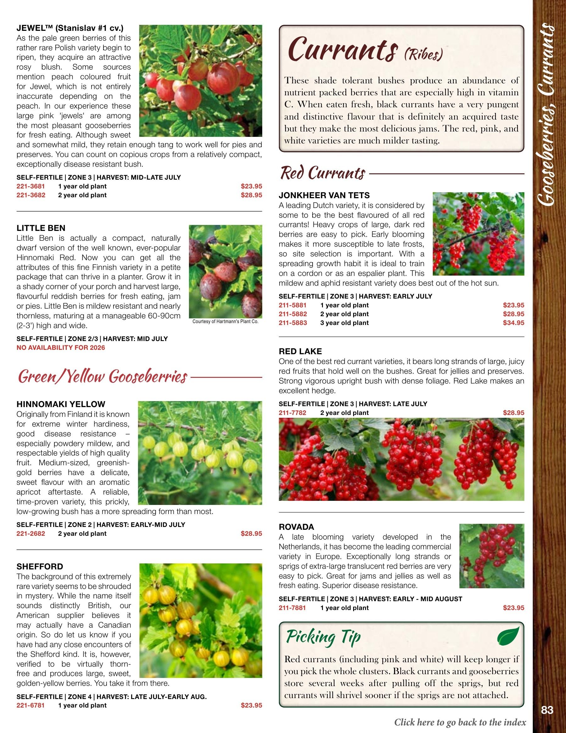 Whiffletree Farm & Nursery Annual Catalog Flyer January 1 - December 31, 2026