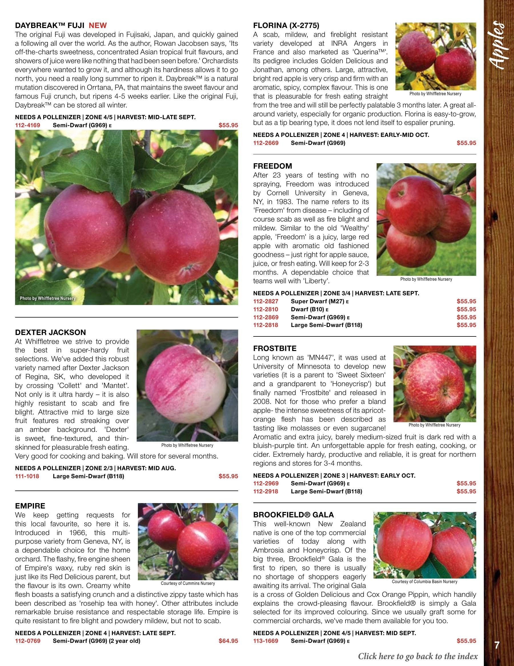 Whiffletree Farm & Nursery Annual Catalog Flyer January 1 - December 31, 2026
