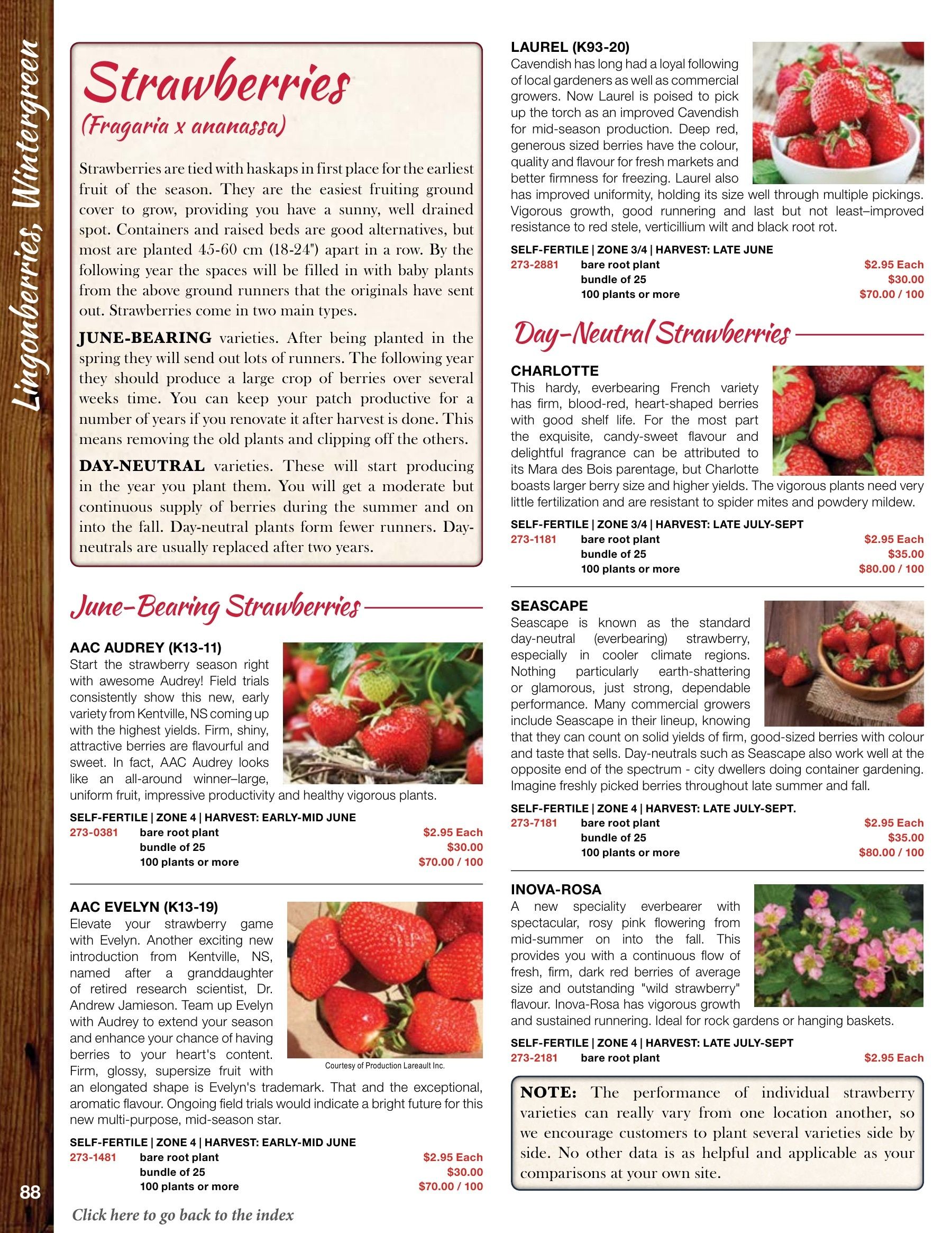 Whiffletree Farm & Nursery Annual Catalog Flyer January 1 - December 31, 2026