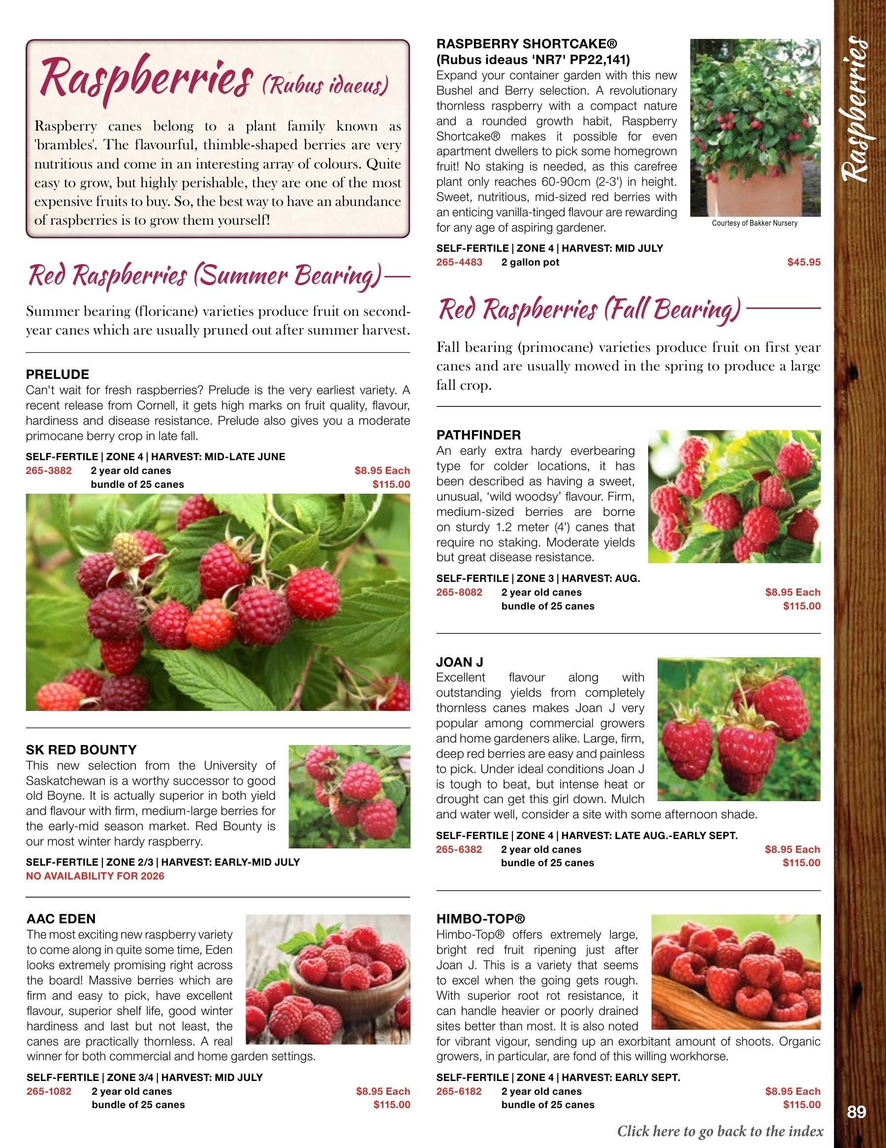 Whiffletree Farm & Nursery Annual Catalog Flyer January 1 - December 31, 2026