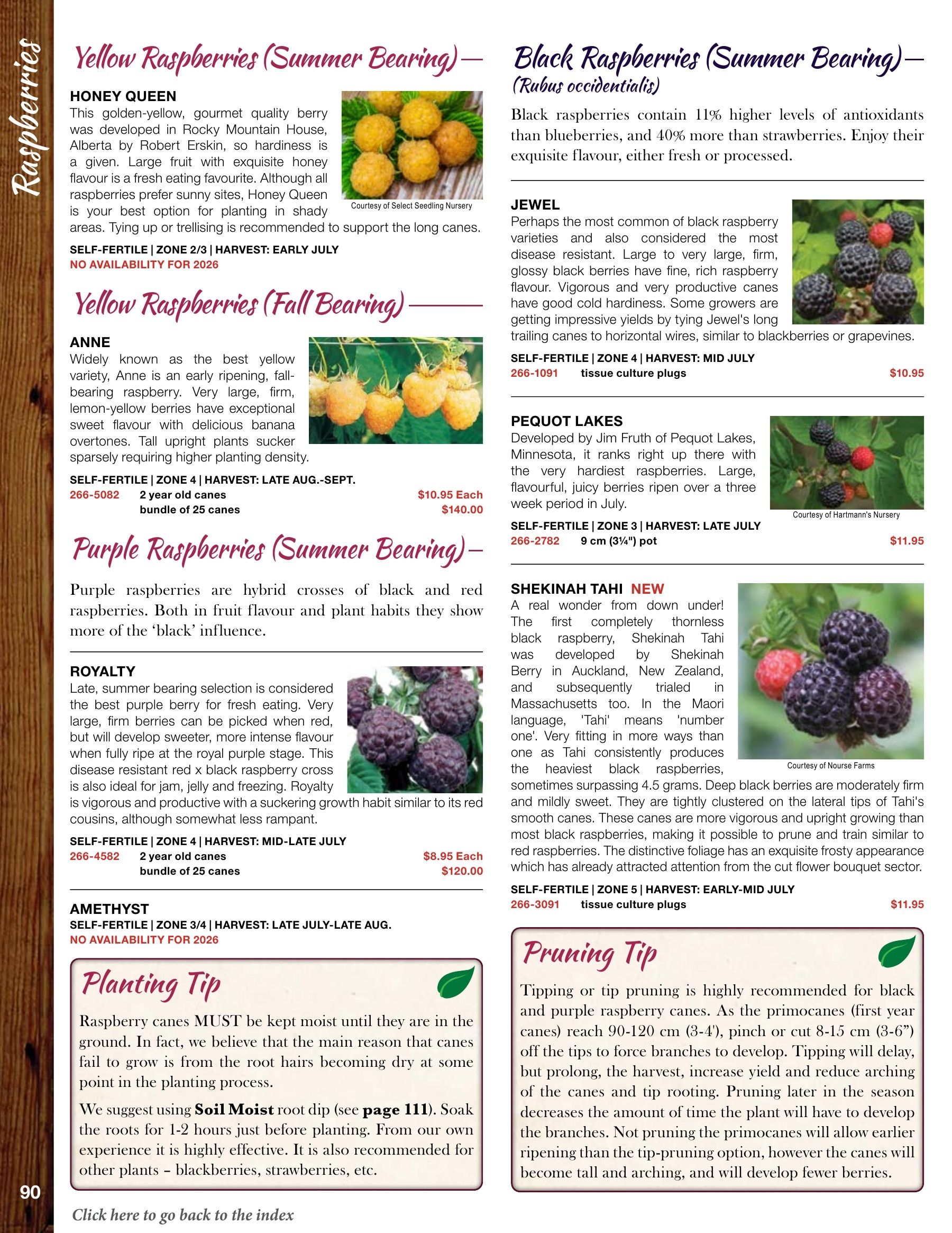 Whiffletree Farm & Nursery Annual Catalog Flyer January 1 - December 31, 2026