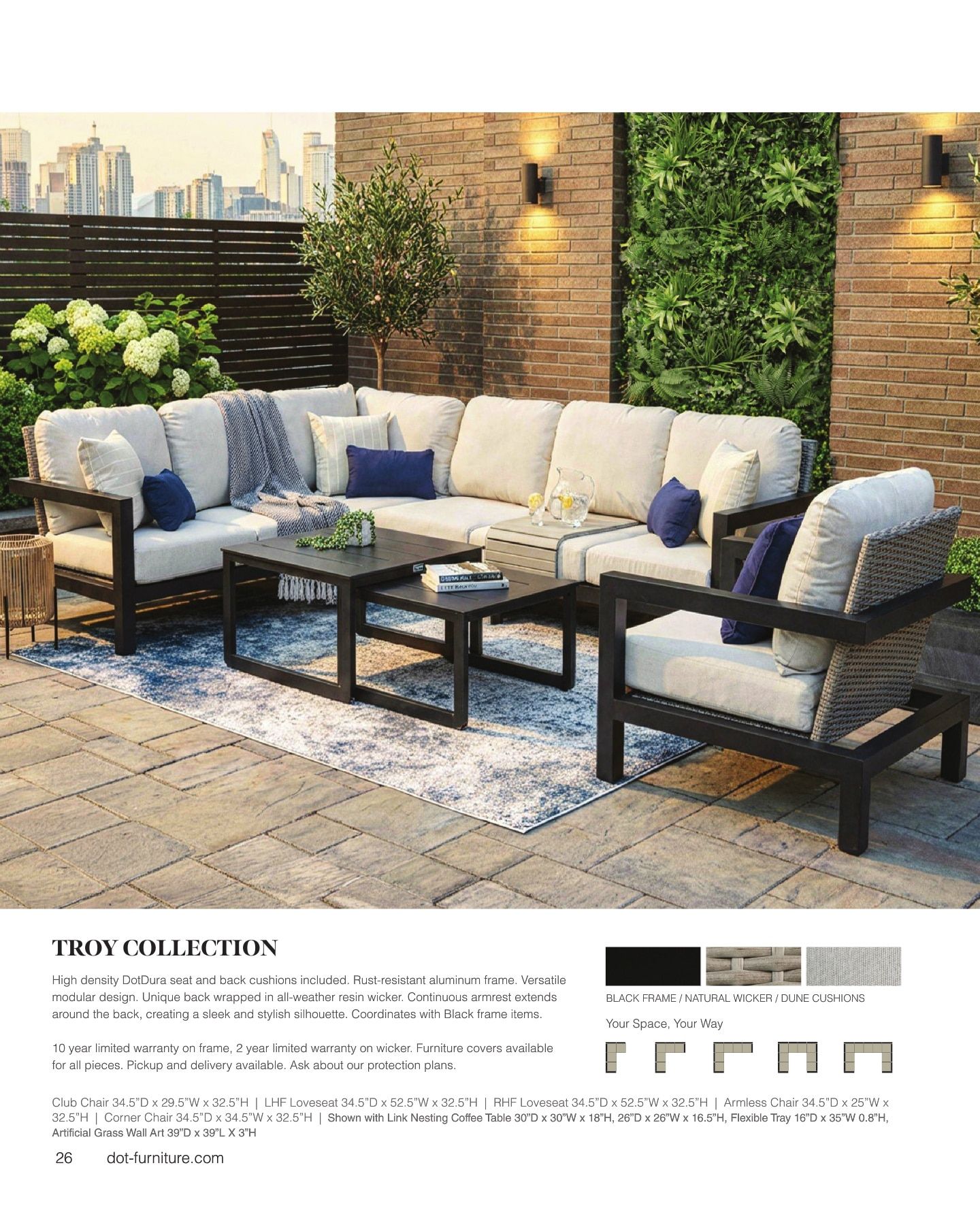 D.O.T. Furniture Annual Catalog Flyer January 1 - December 31, 2026
