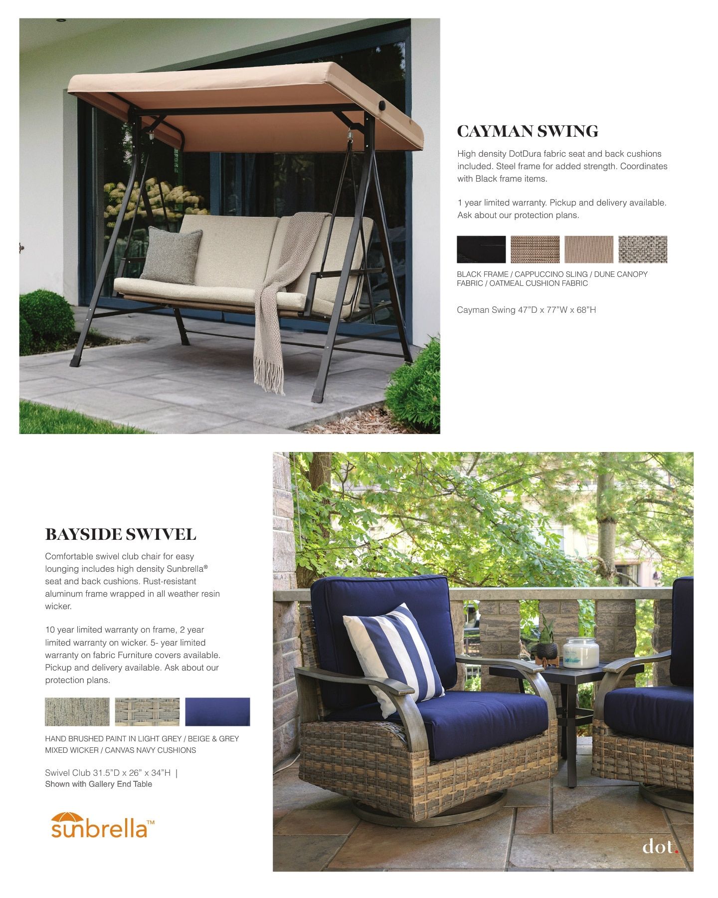 D.O.T. Furniture Annual Catalog Flyer January 1 - December 31, 2026