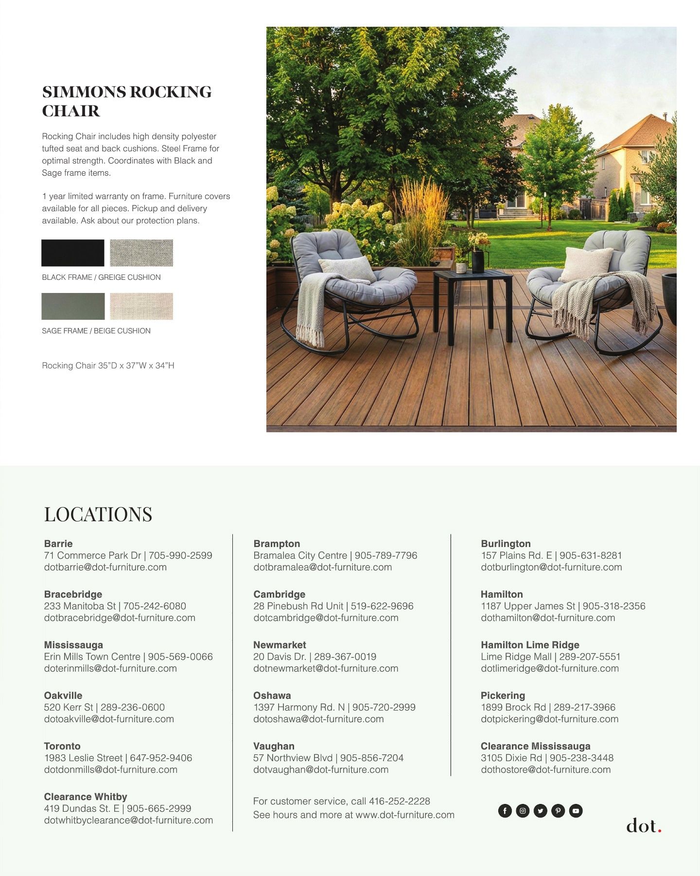 D.O.T. Furniture Annual Catalog Flyer January 1 - December 31, 2026
