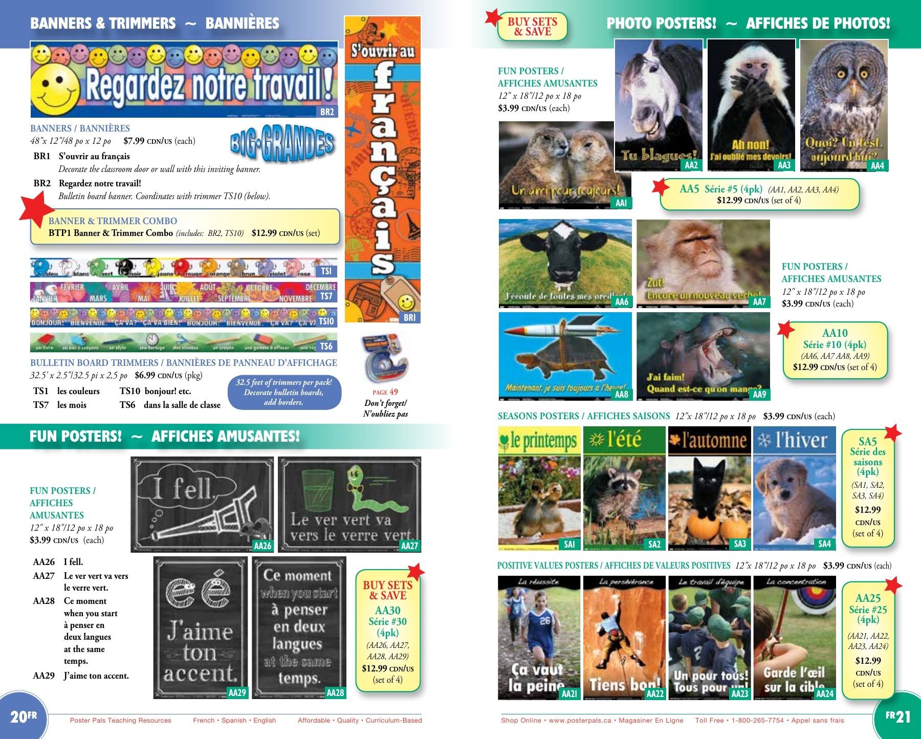 Poster Pals Annual Catalog Flyer January 1 - December 31, 2026