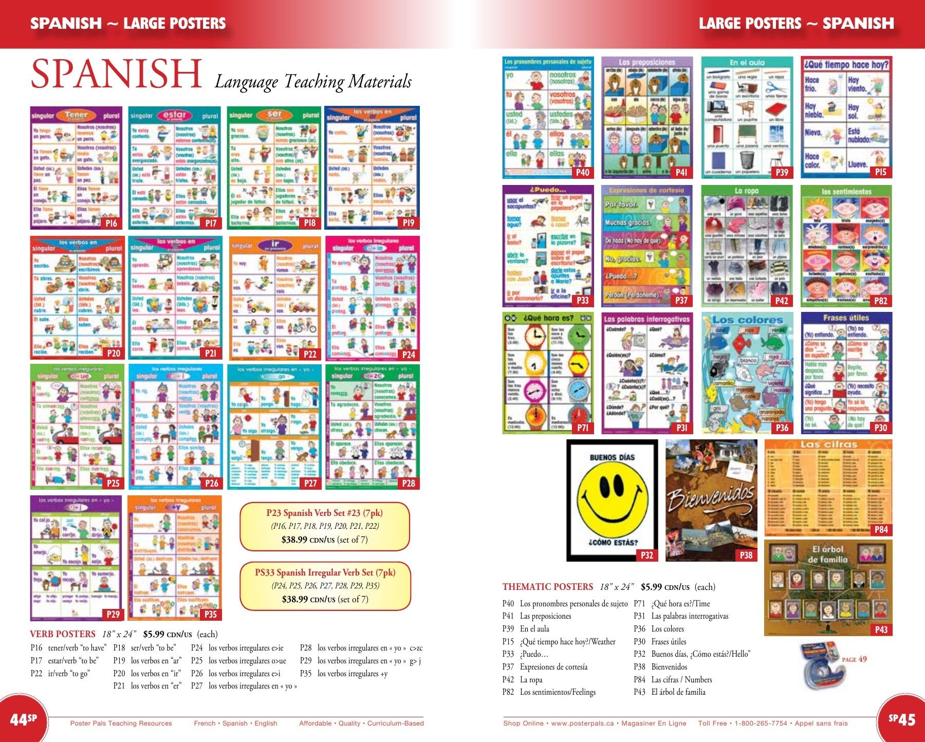 Poster Pals Annual Catalog Flyer January 1 - December 31, 2026