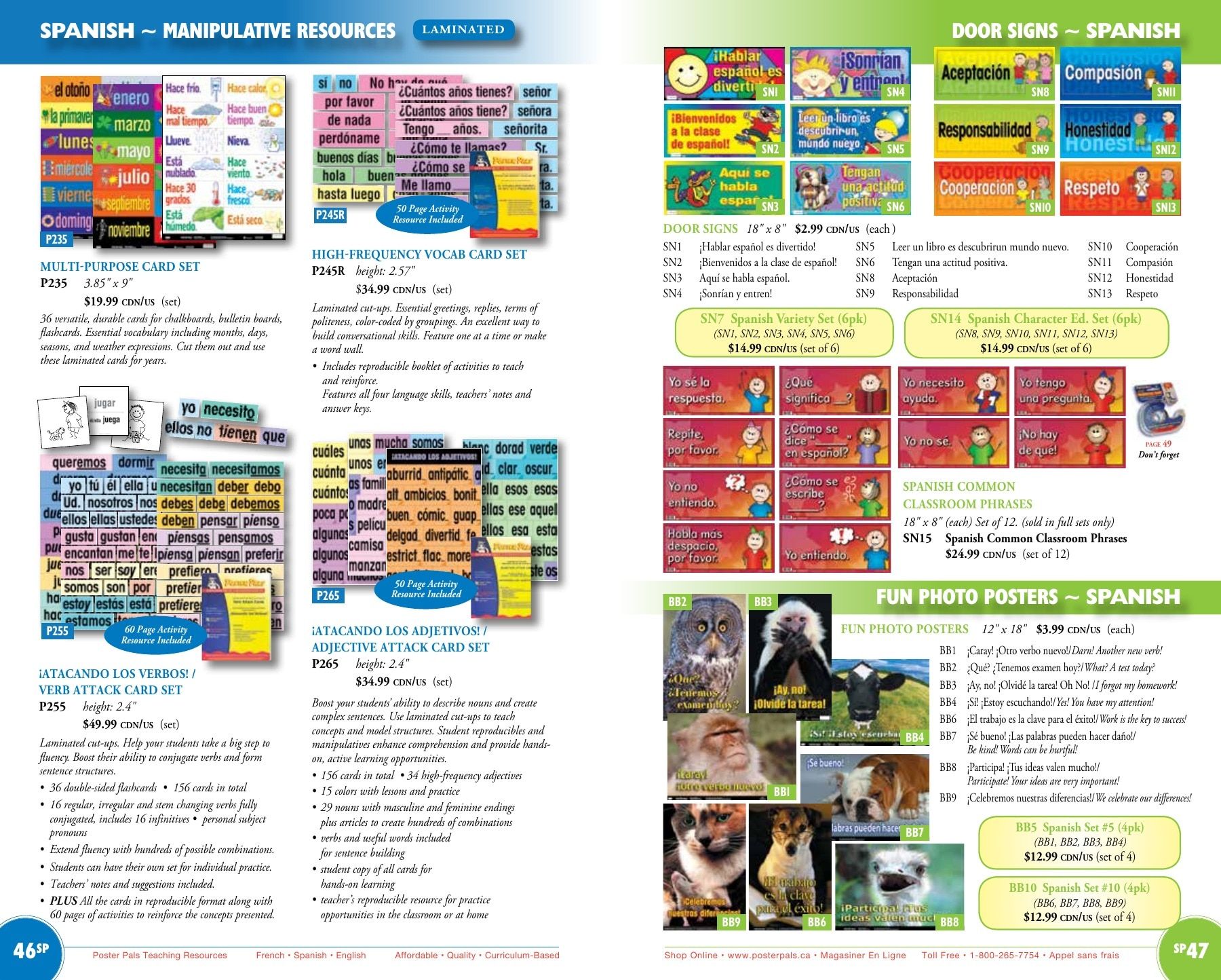 Poster Pals Annual Catalog Flyer January 1 - December 31, 2026
