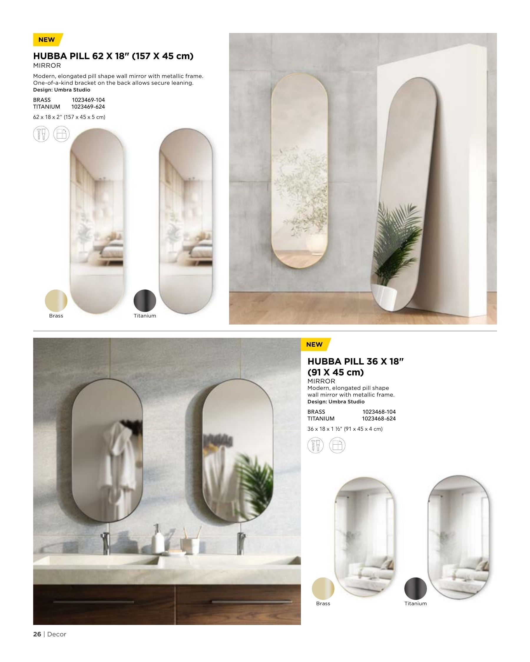 Umbra Annual Catalog Flyer January 1 - December 31, 2026