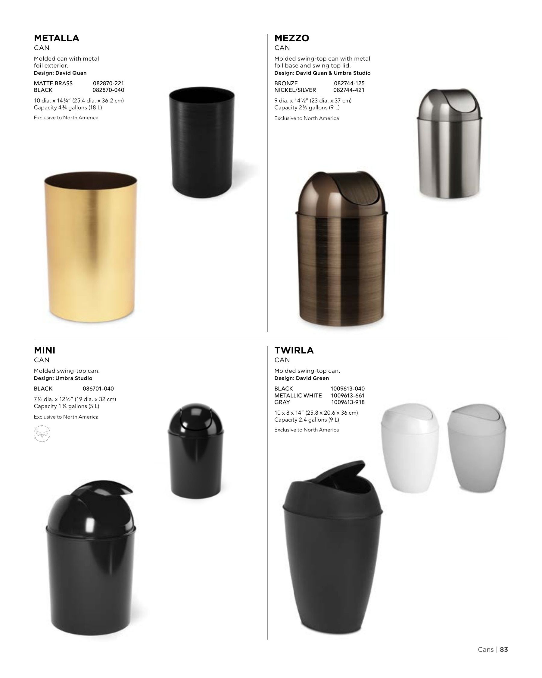Umbra Annual Catalog Flyer January 1 - December 31, 2026