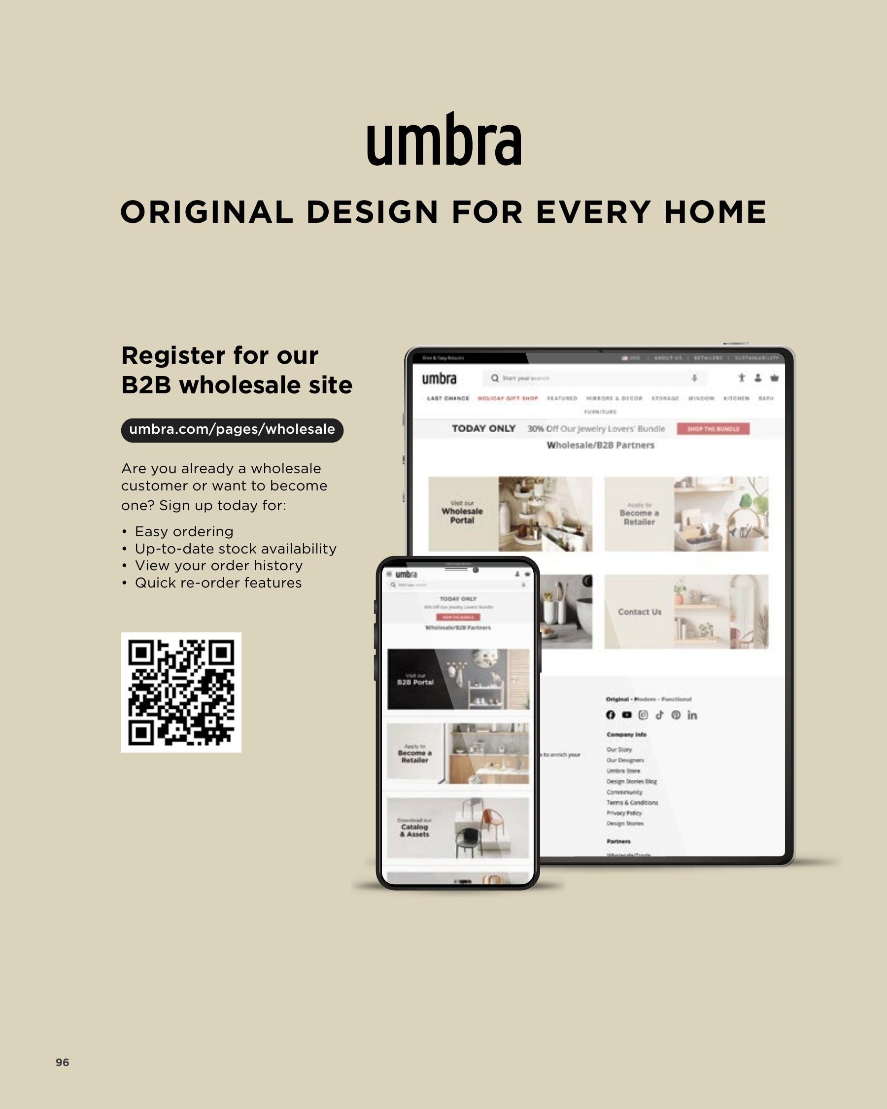 Umbra Annual Catalog Flyer January 1 - December 31, 2026