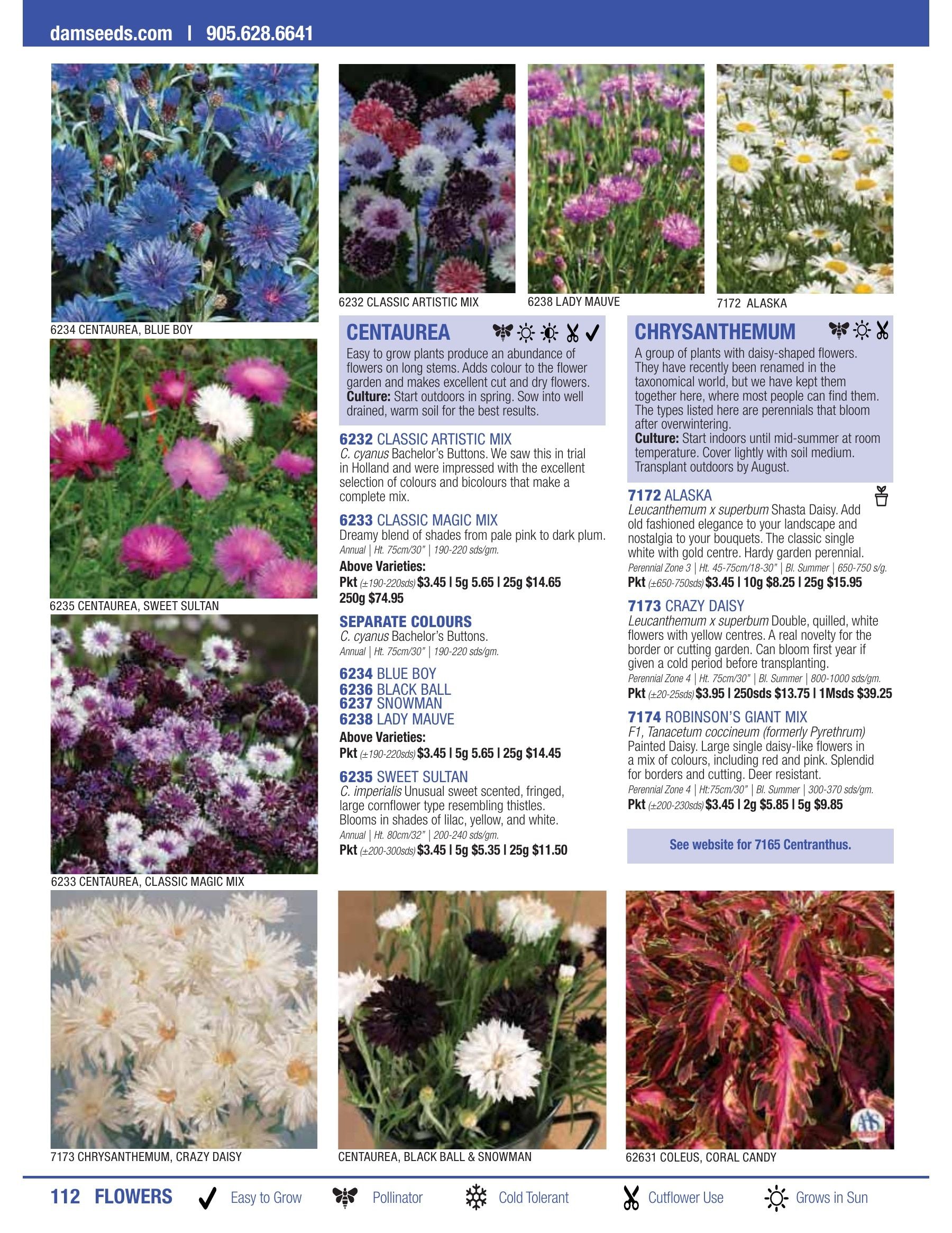 William Dam Seeds Annual Catalog Flyer January 1 - October 31, 2026