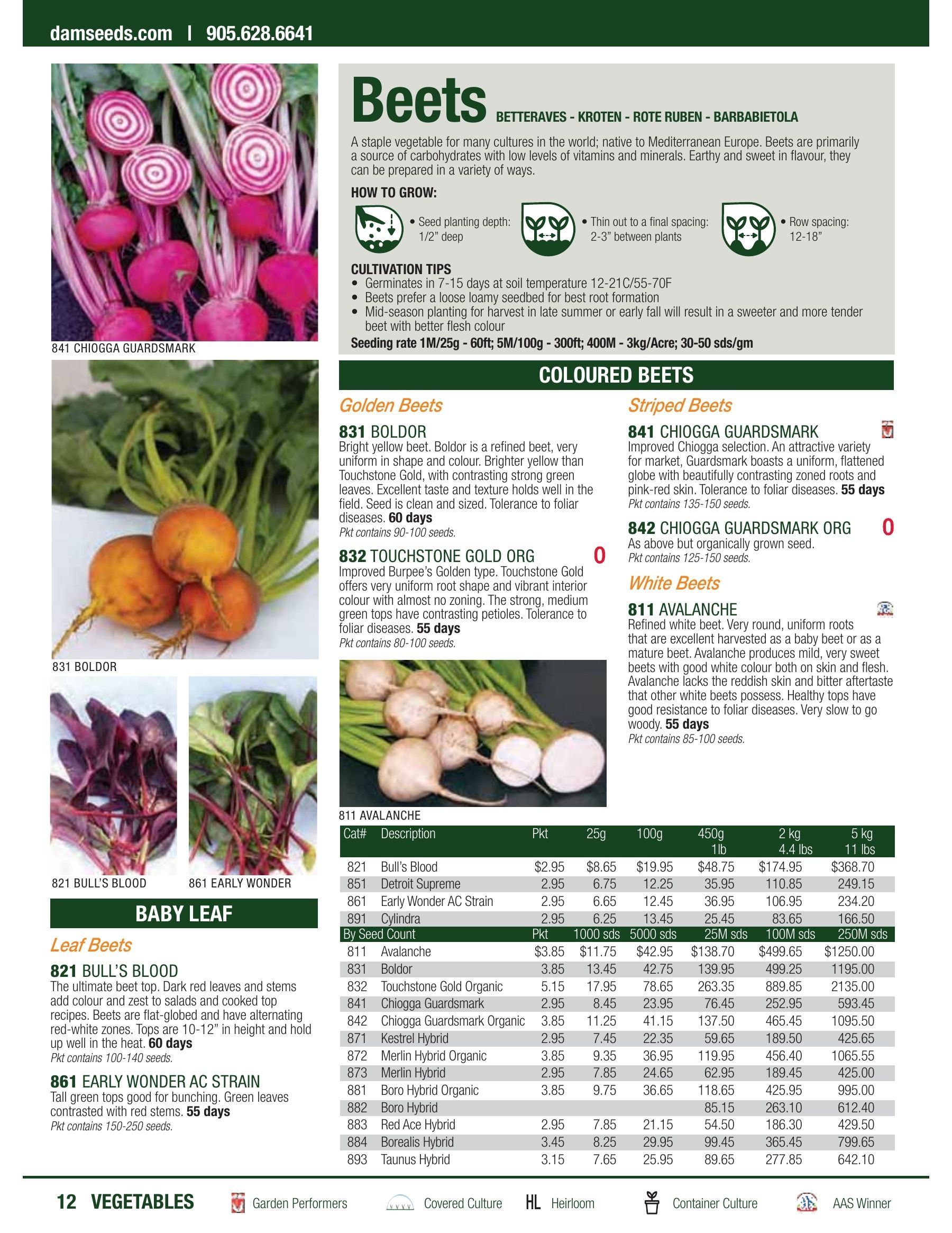 William Dam Seeds Annual Catalog Flyer January 1 - October 31, 2026