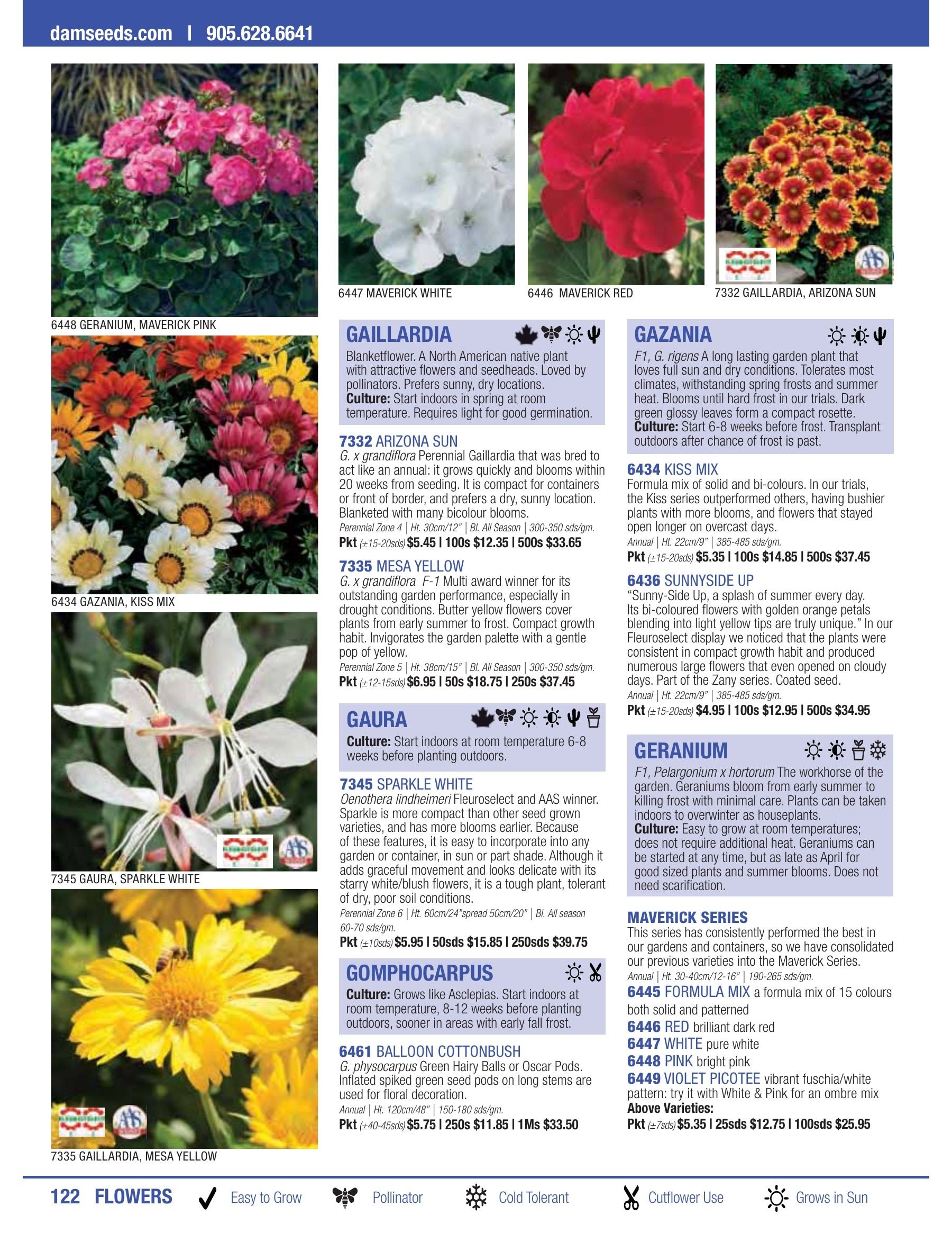 William Dam Seeds Annual Catalog Flyer January 1 - October 31, 2026