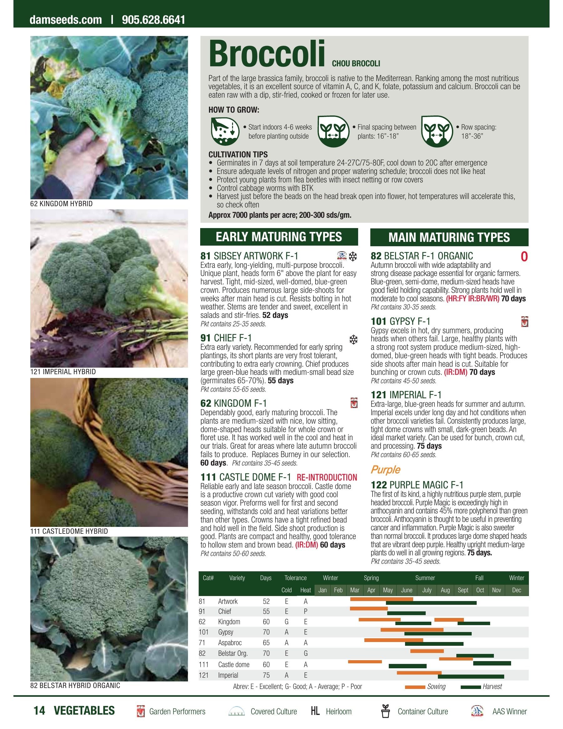 William Dam Seeds Annual Catalog Flyer January 1 - October 31, 2026