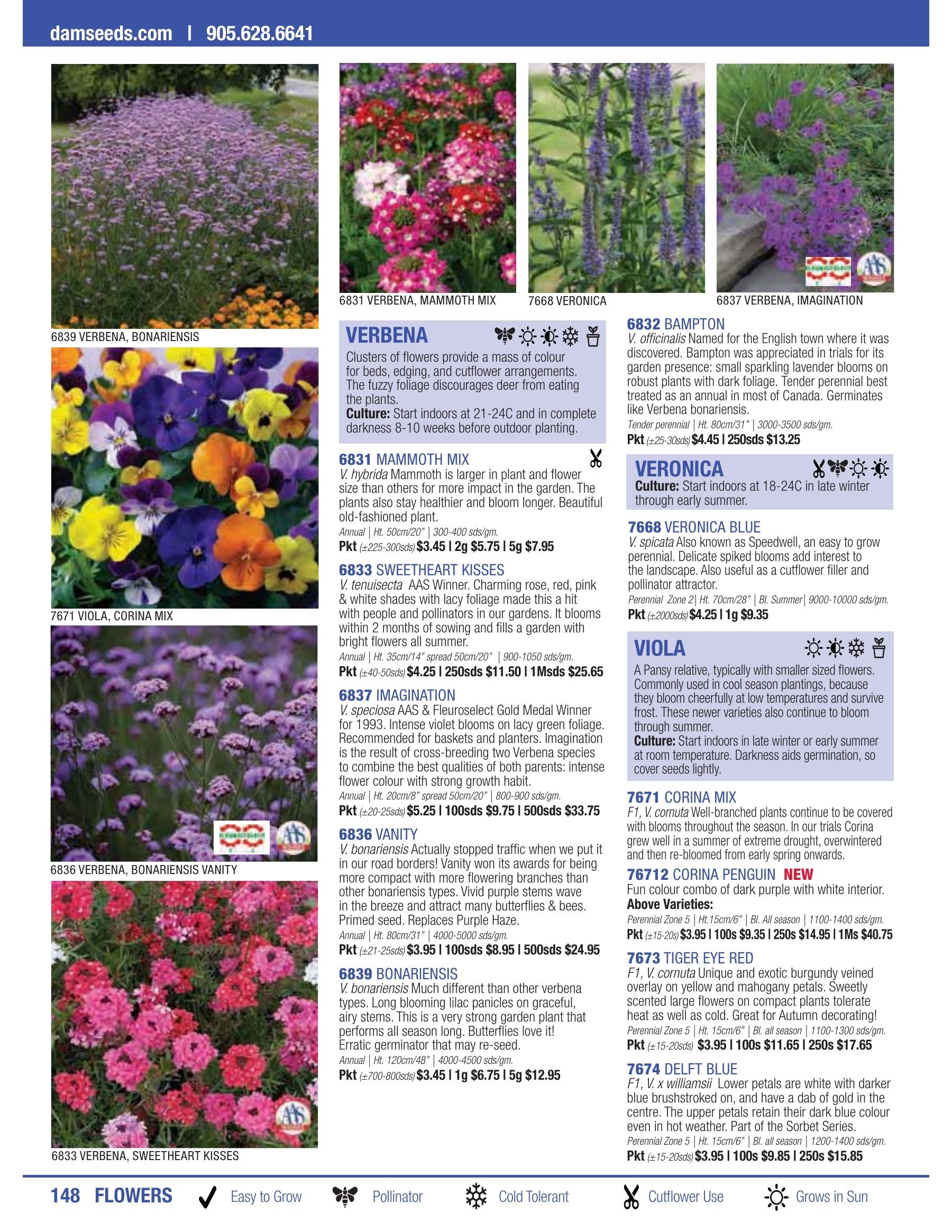 William Dam Seeds Annual Catalog Flyer January 1 - October 31, 2026
