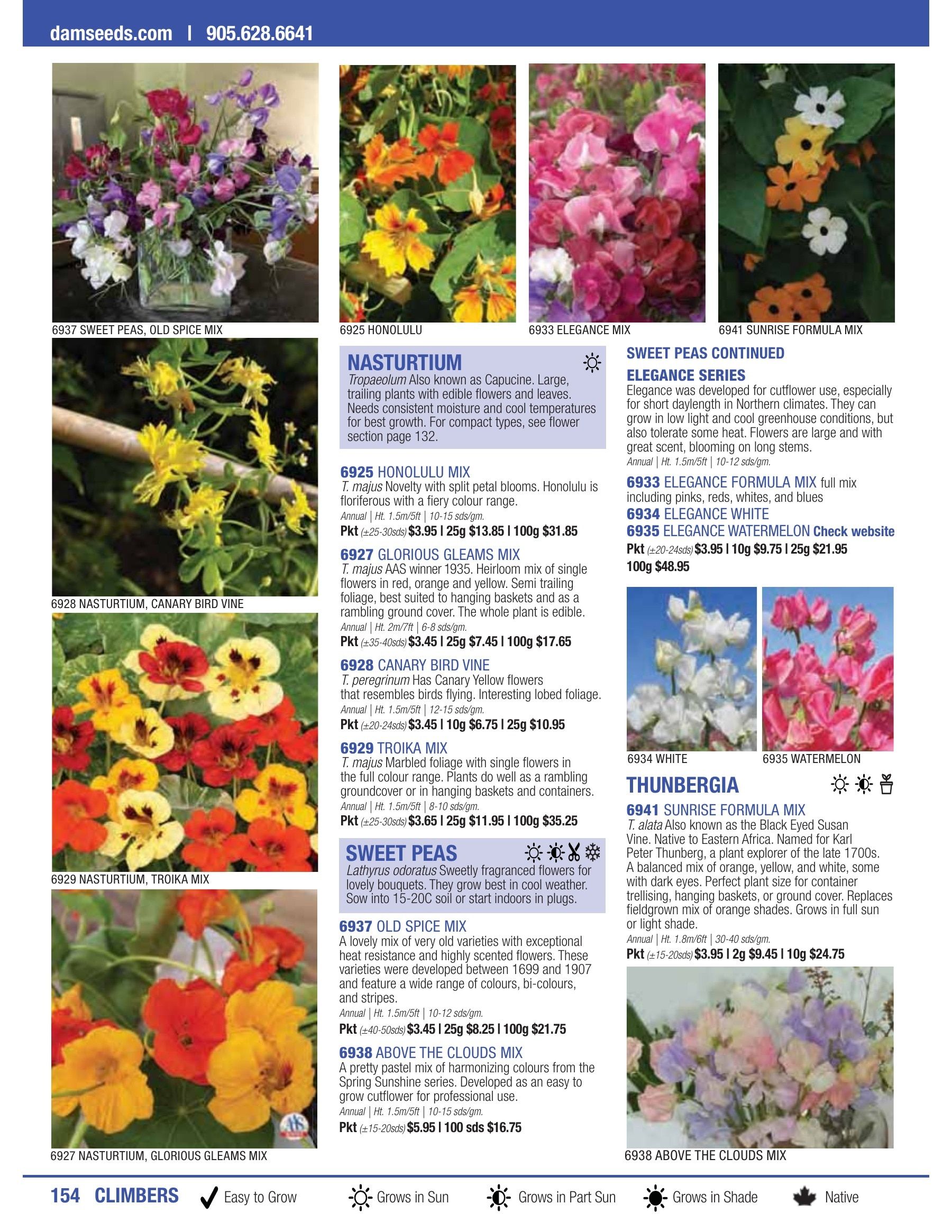 William Dam Seeds Annual Catalog Flyer January 1 - October 31, 2026