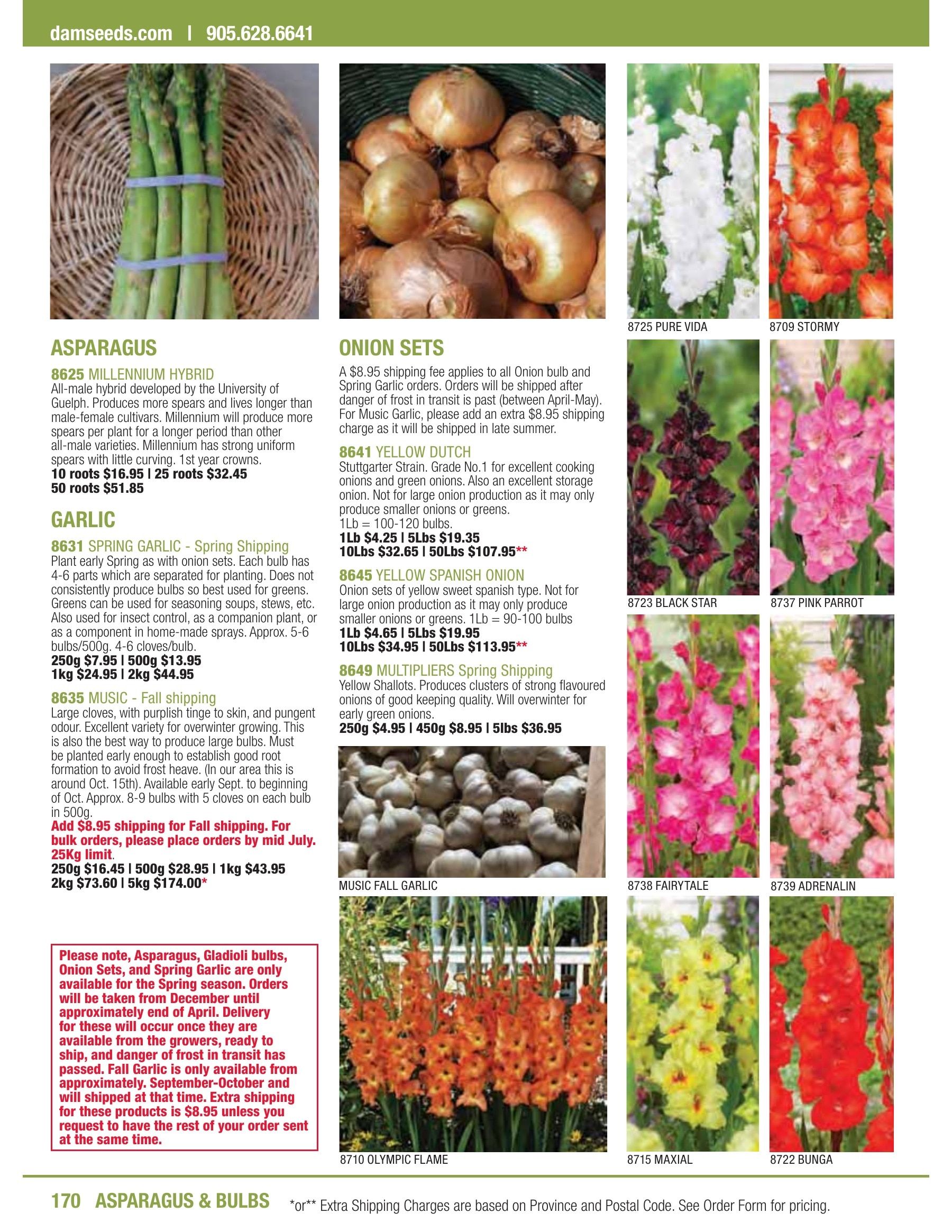 William Dam Seeds Annual Catalog Flyer January 1 - October 31, 2026