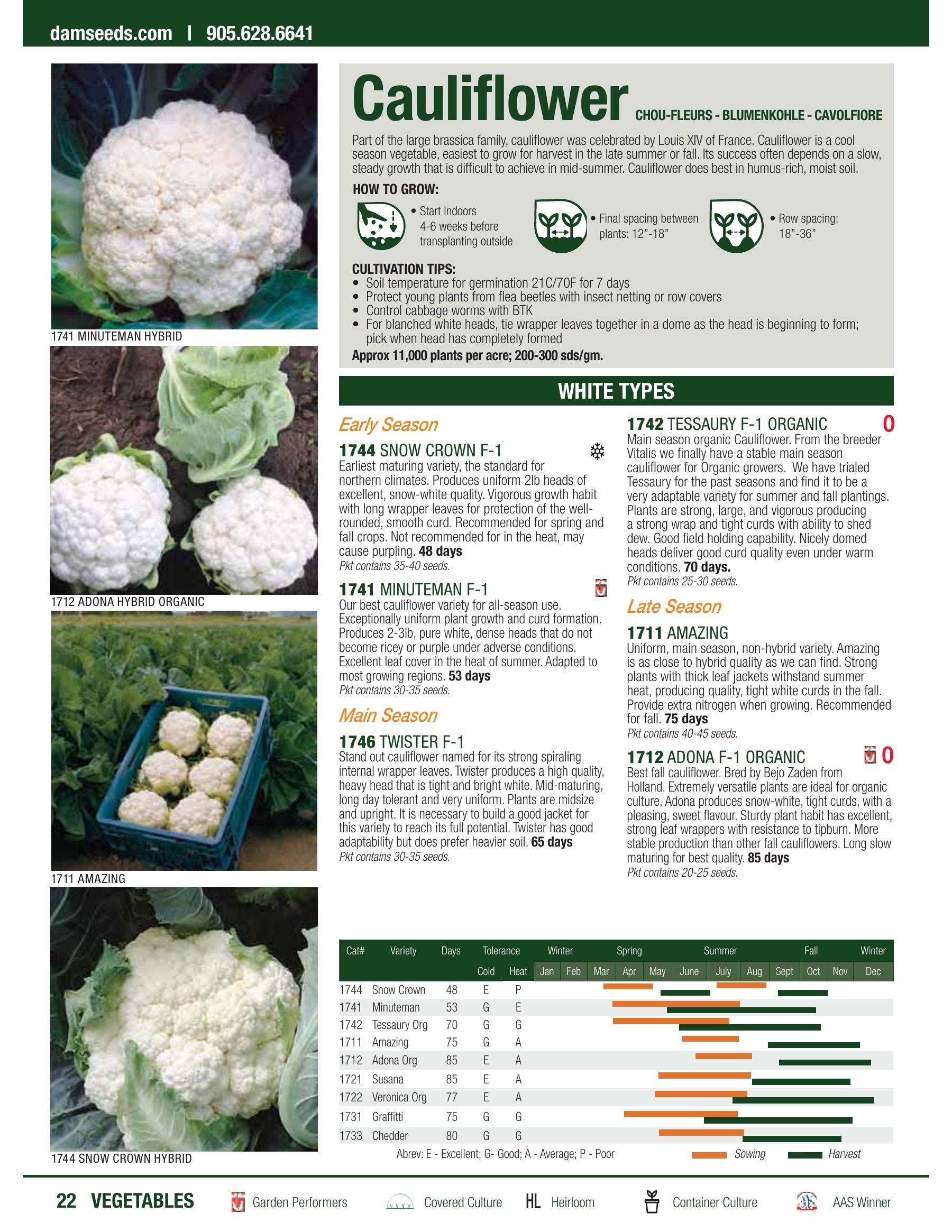 William Dam Seeds Annual Catalog Flyer January 1 - October 31, 2026