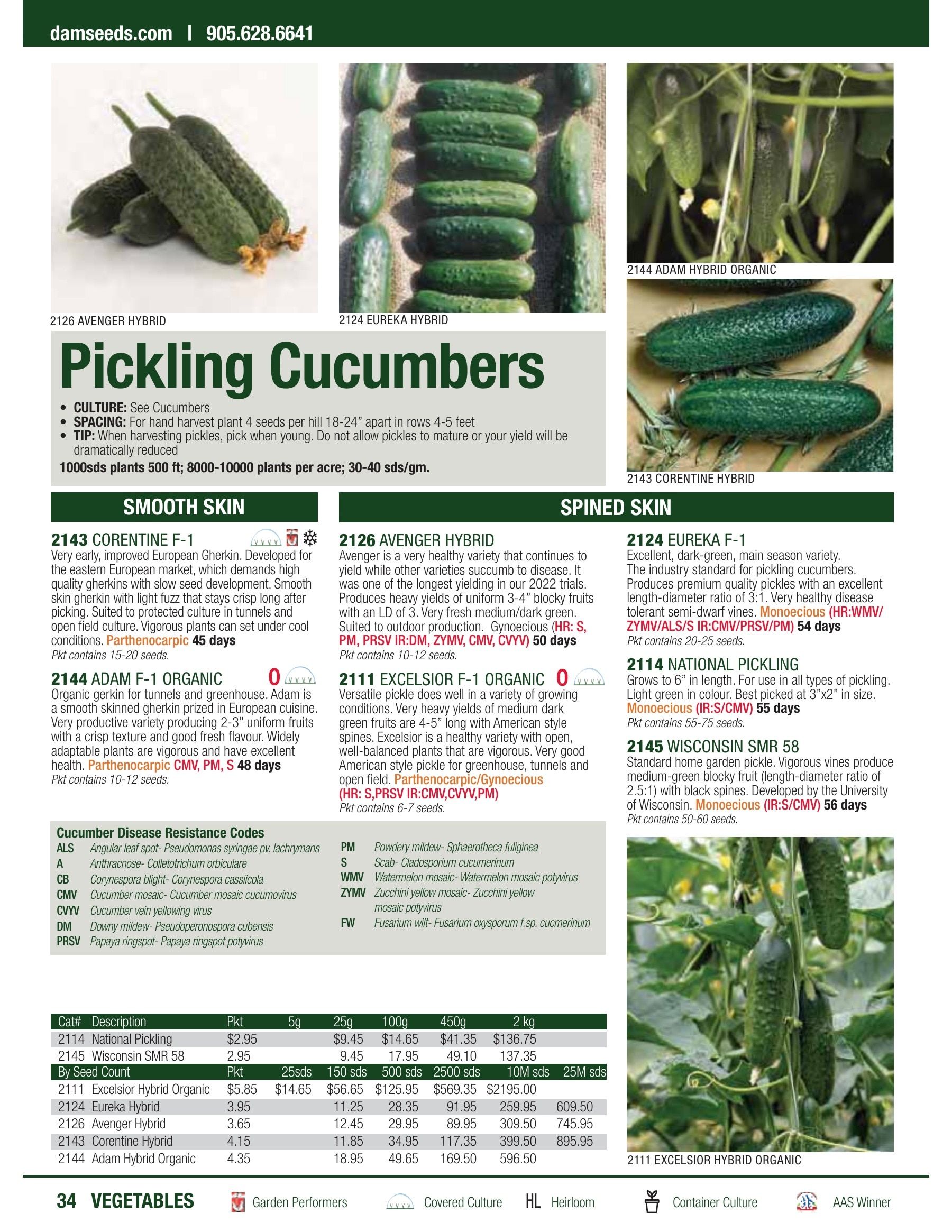 William Dam Seeds Annual Catalog Flyer January 1 - October 31, 2026