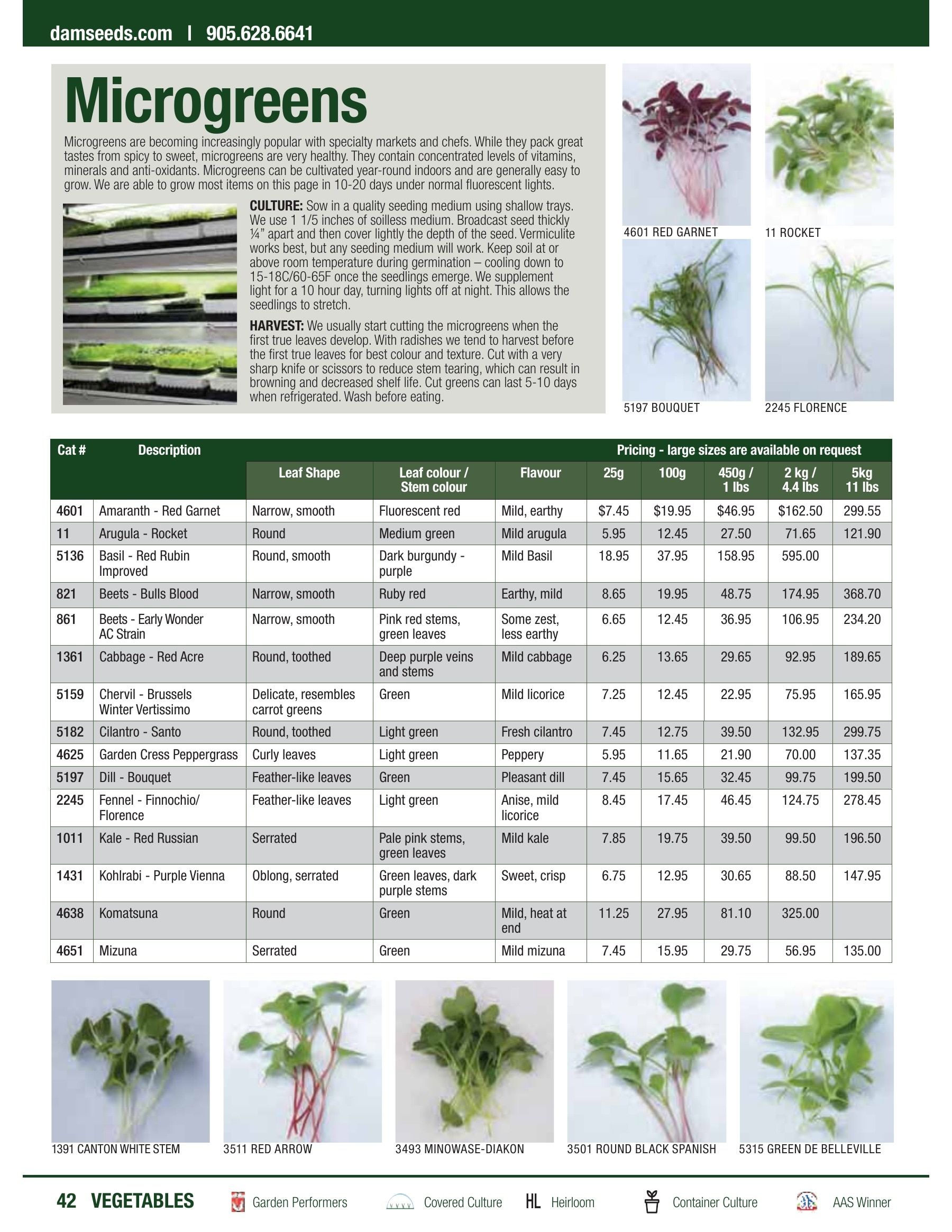 William Dam Seeds Annual Catalog Flyer January 1 - October 31, 2026