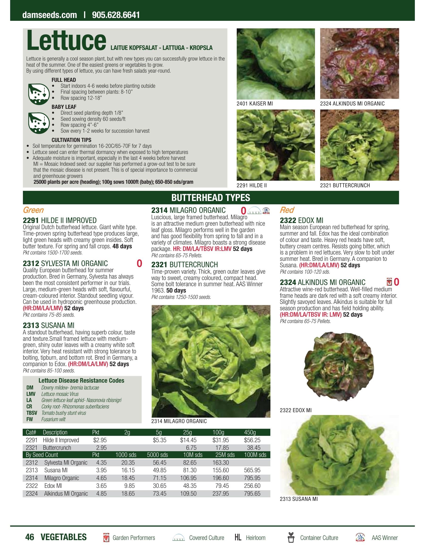William Dam Seeds Annual Catalog Flyer January 1 - October 31, 2026