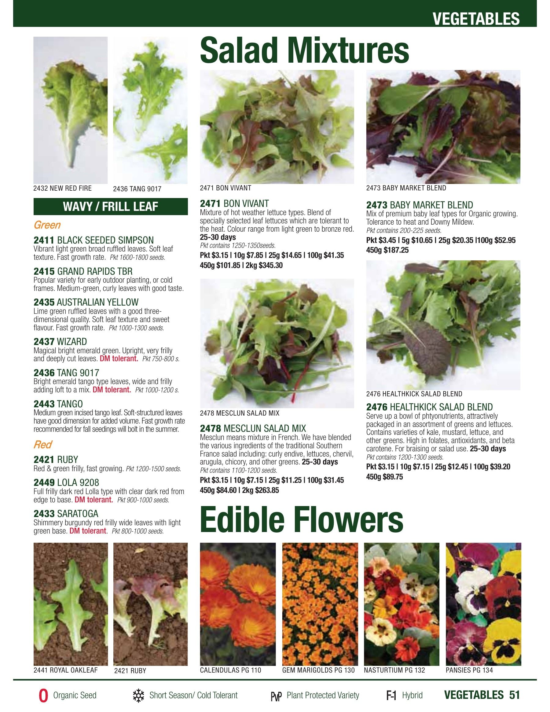 William Dam Seeds Annual Catalog Flyer January 1 - October 31, 2026