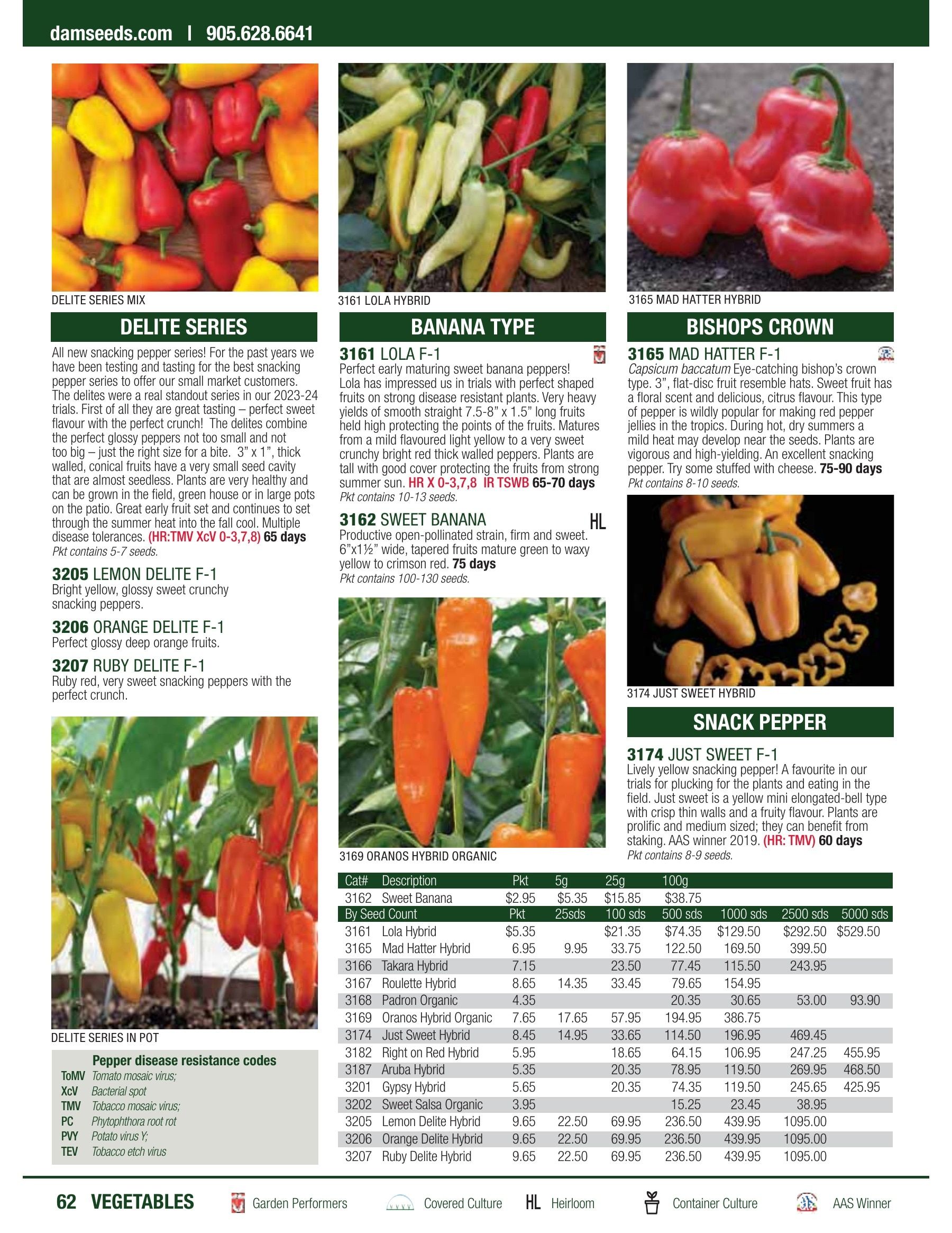 William Dam Seeds Annual Catalog Flyer January 1 - October 31, 2026