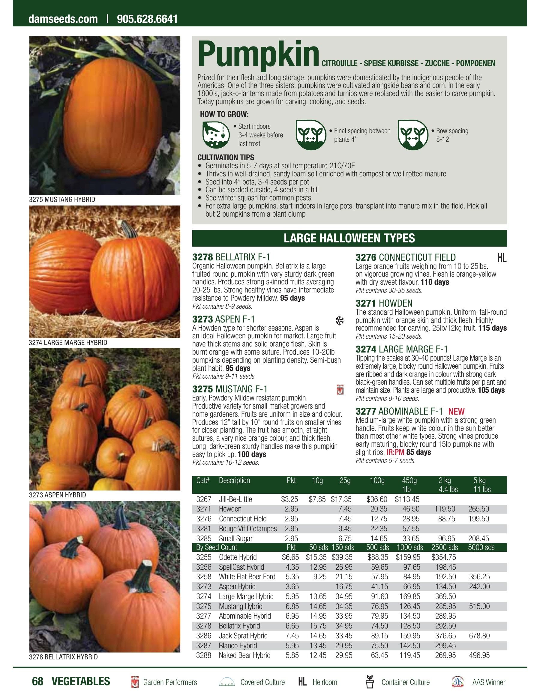 William Dam Seeds Annual Catalog Flyer January 1 - October 31, 2026