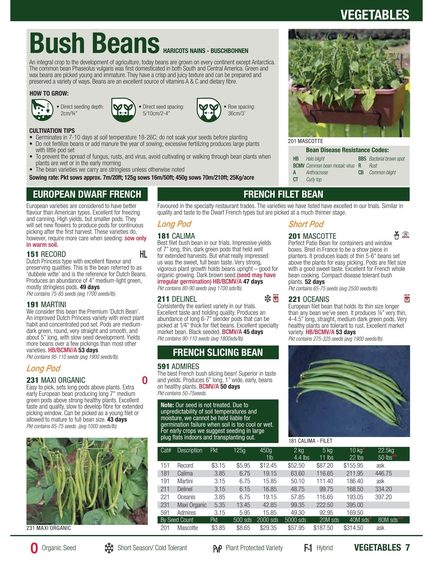 William Dam Seeds Annual Catalog Flyer January 1 - October 31, 2026
