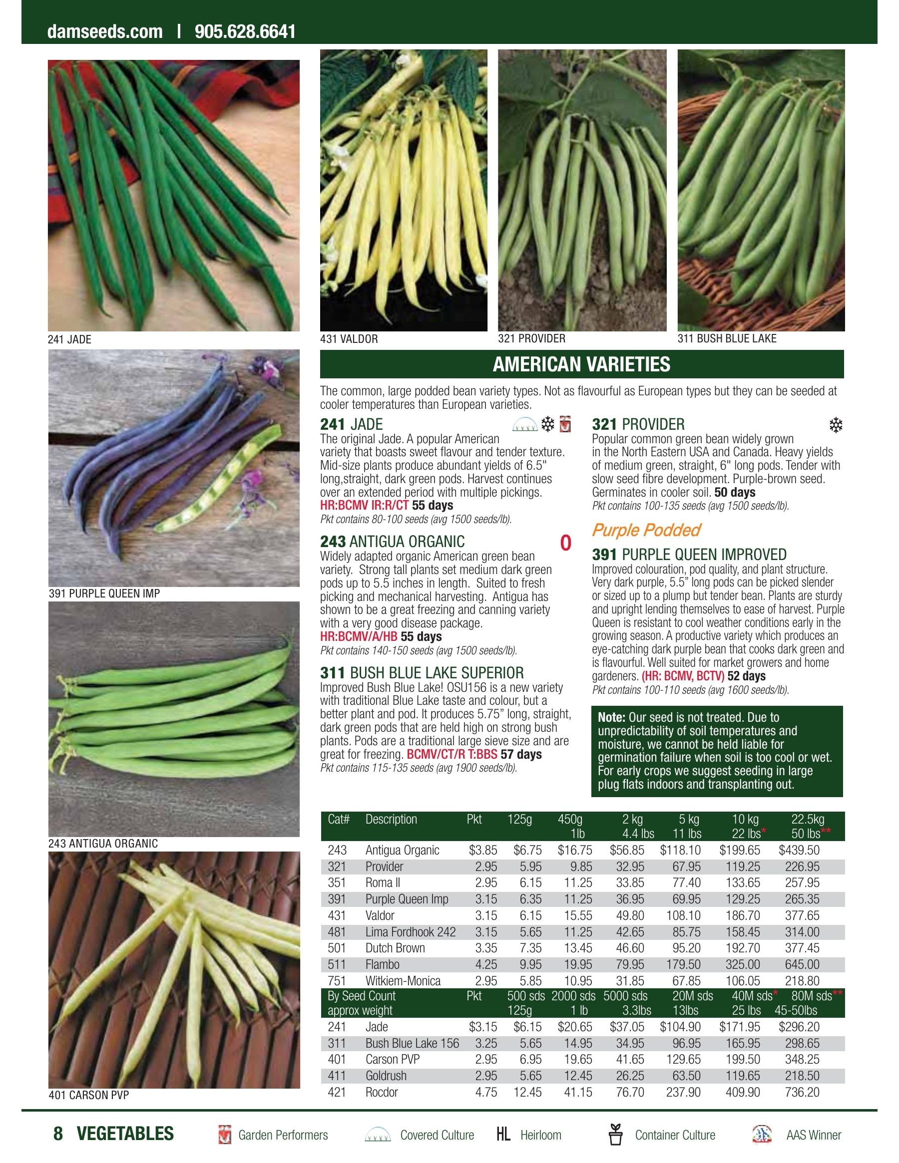 William Dam Seeds Annual Catalog Flyer January 1 - October 31, 2026