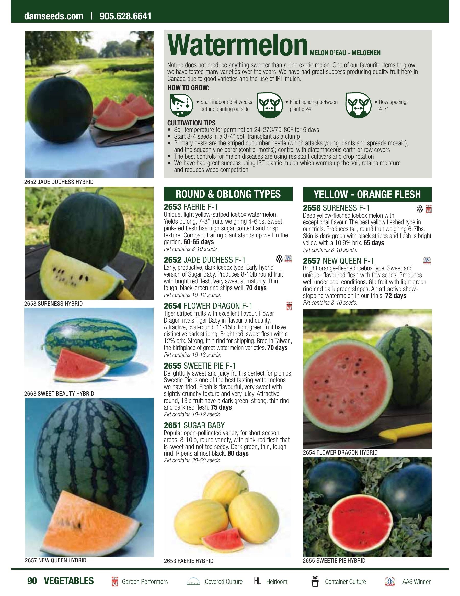 William Dam Seeds Annual Catalog Flyer January 1 - October 31, 2026