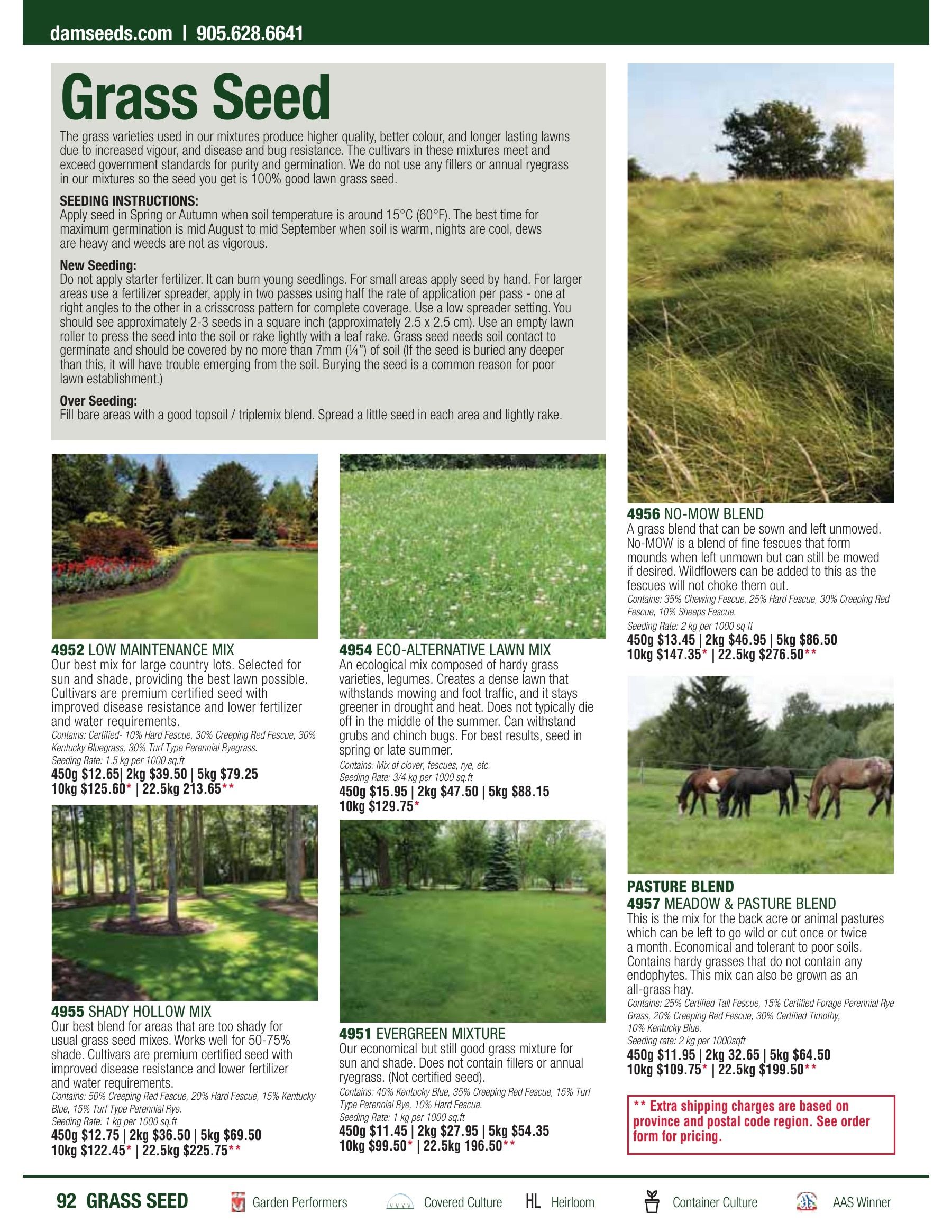 William Dam Seeds Annual Catalog Flyer January 1 - October 31, 2026